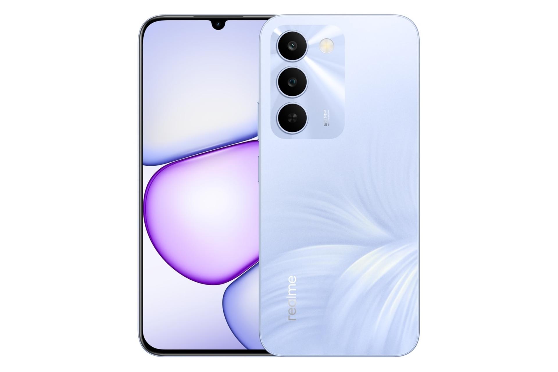 پنل جلو و پشت گوشی موبایل ریلمی Realme C100 5G ارغوانی