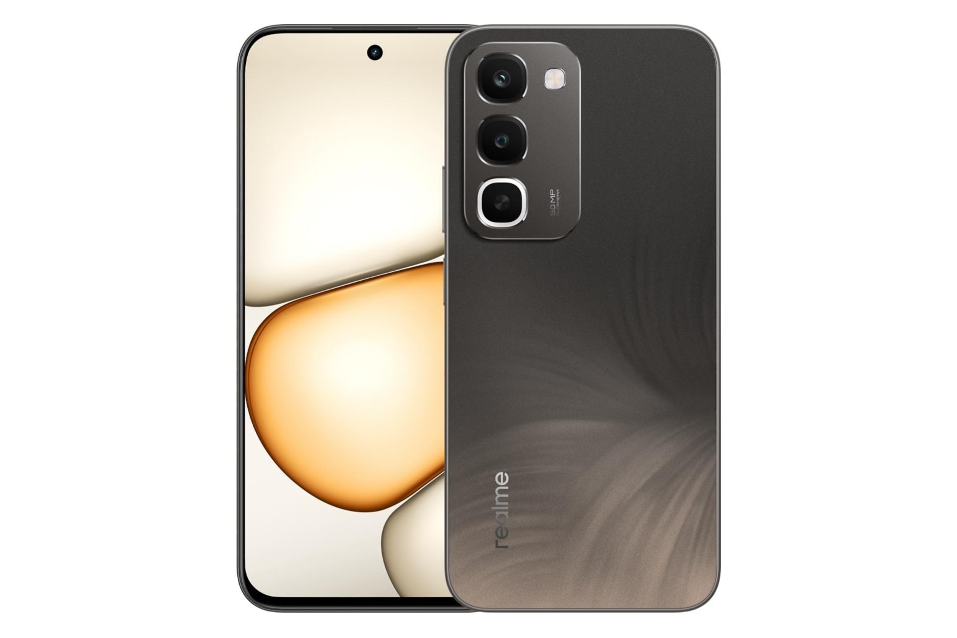 پنل جلو و پشت گوشی موبایل ریلمی Realme C100 4G قهوه ای