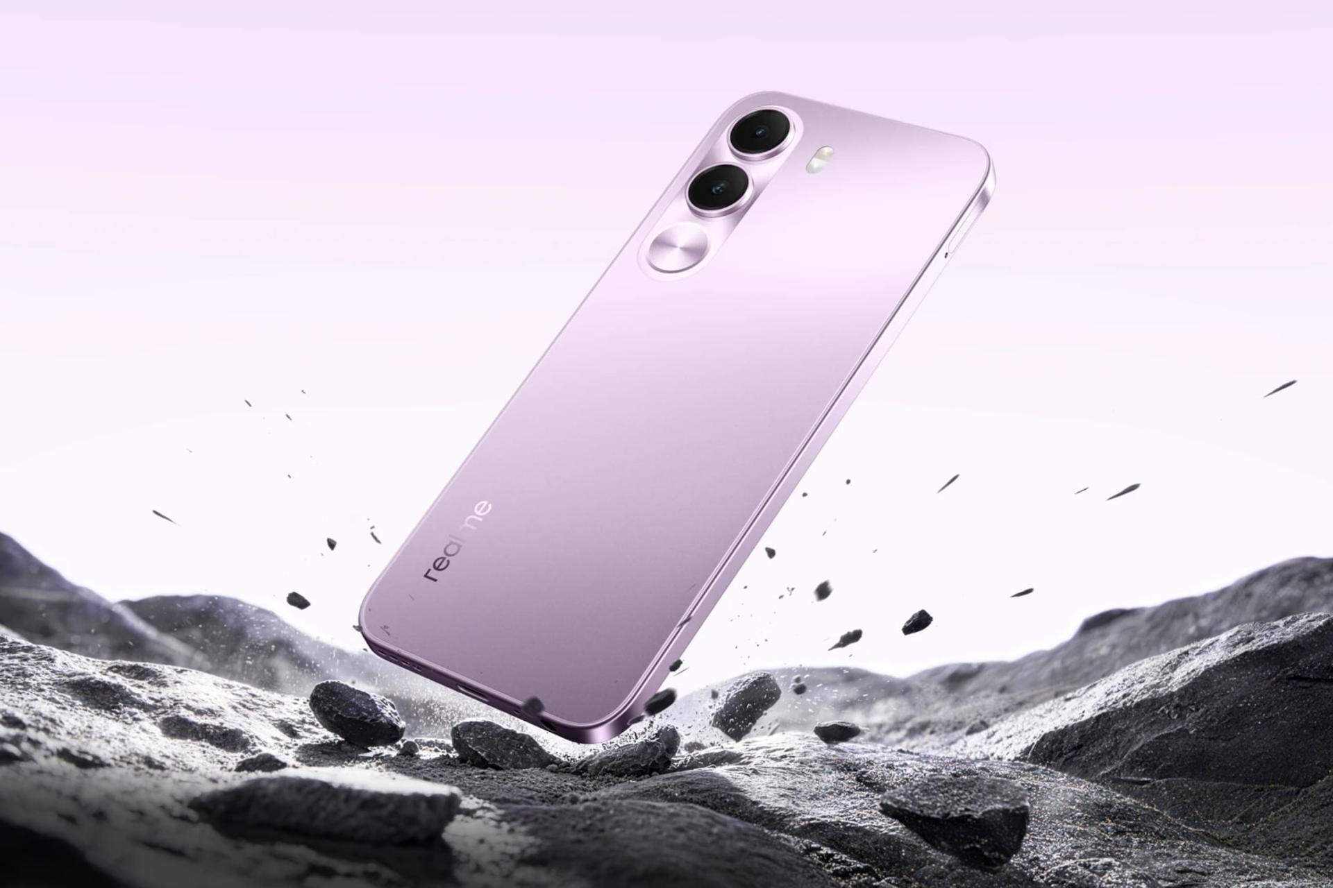 پنل پشت گوشی موبایل ریلمی Realme C100i ارغوانی
