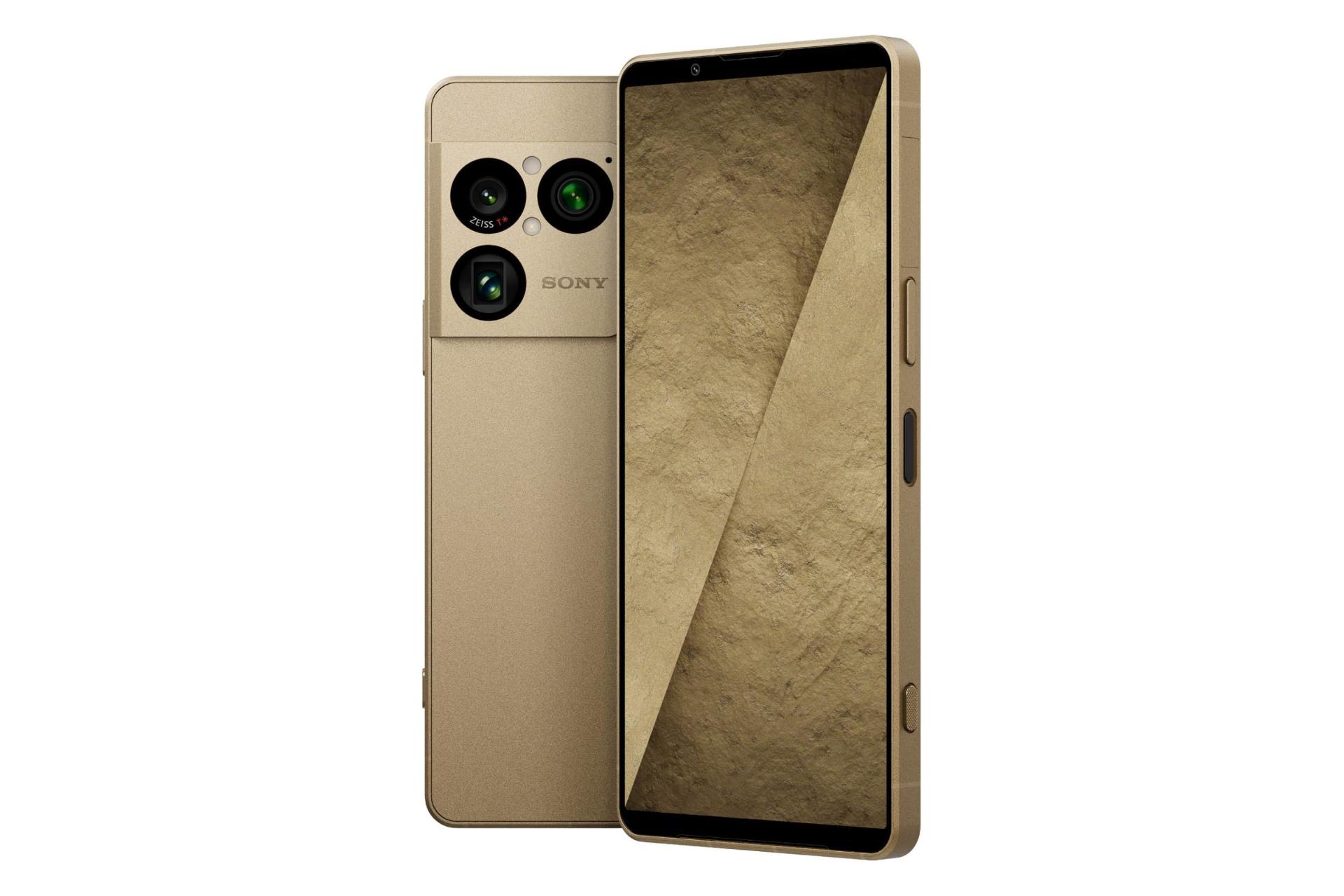 پنل جلو و پشت گوشی موبایل اکسپریا 1 مارک 8 سونی طلایی / Sony Xperia 1 VIII