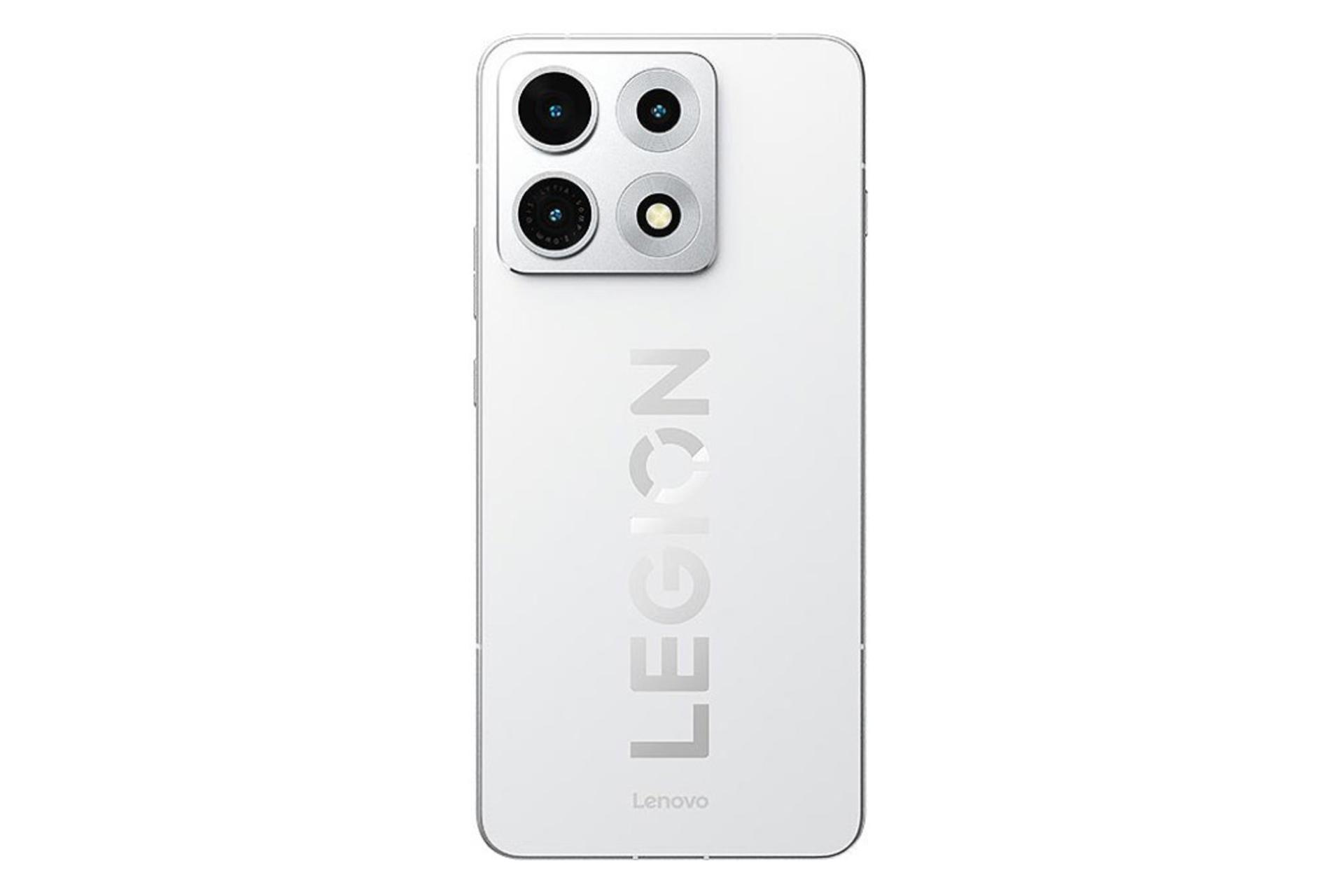 پنل پشت و چینش دوربین گوشی موبایل Legion Y70 لنوو نسخه 2026 سفید / Lenovo Legion Y70 2026