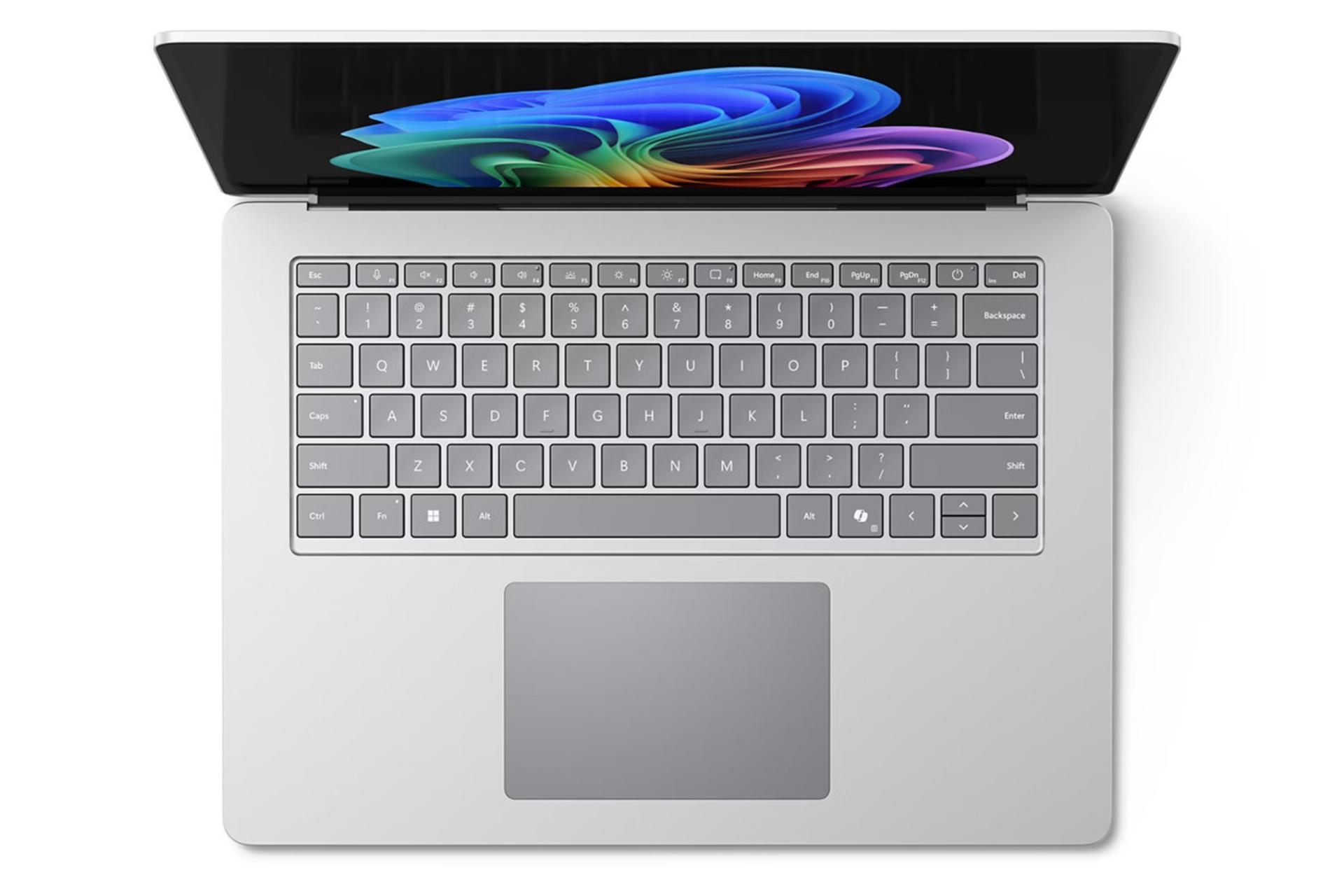 مایکروسافت سرفیس لپ تاپ Microsoft Surface Laptop 8 15 inch نمای بالا و کیبورد