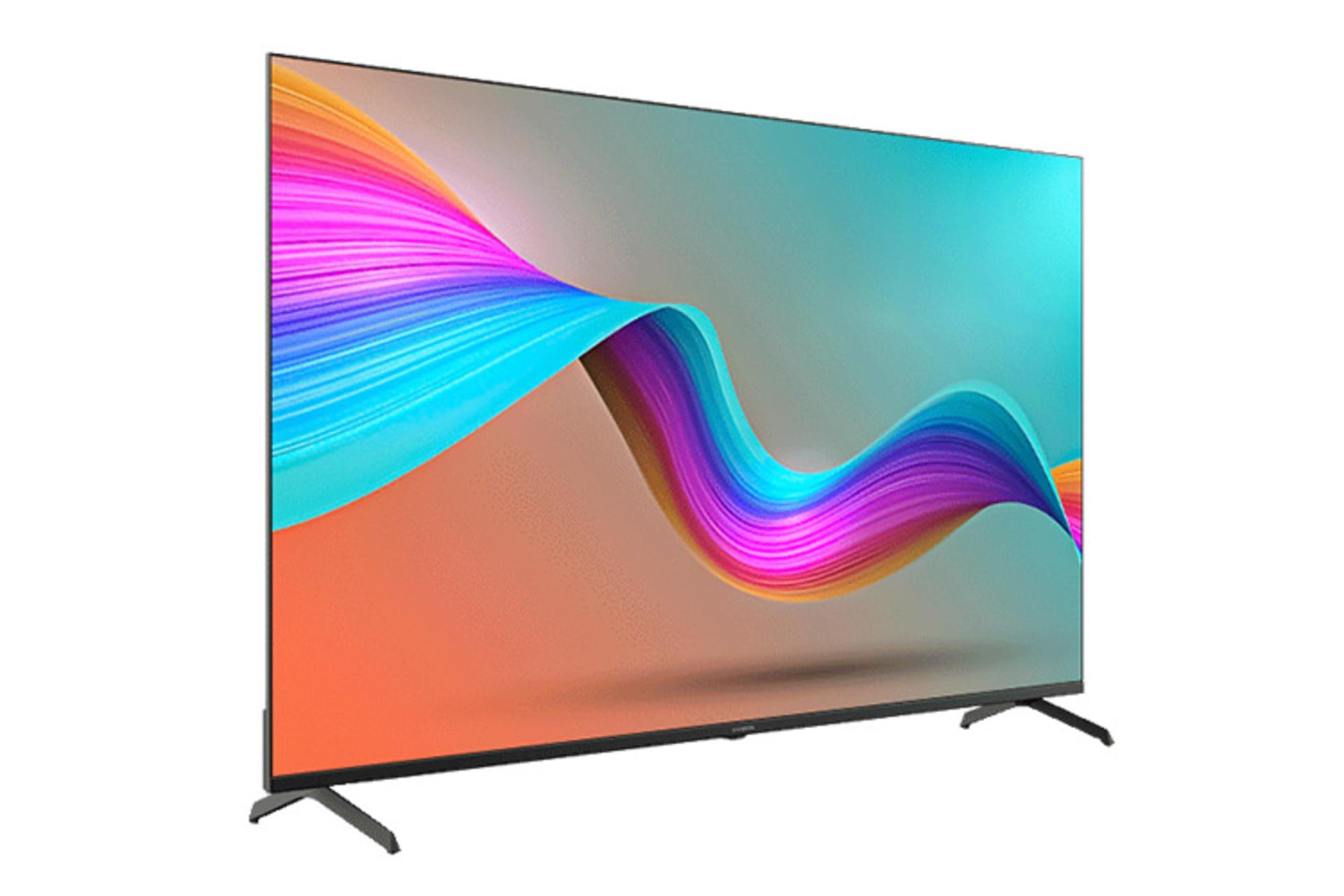 تلویزیون ایکس ویژن X.Vision 65XH15 نمای جلو و چپ