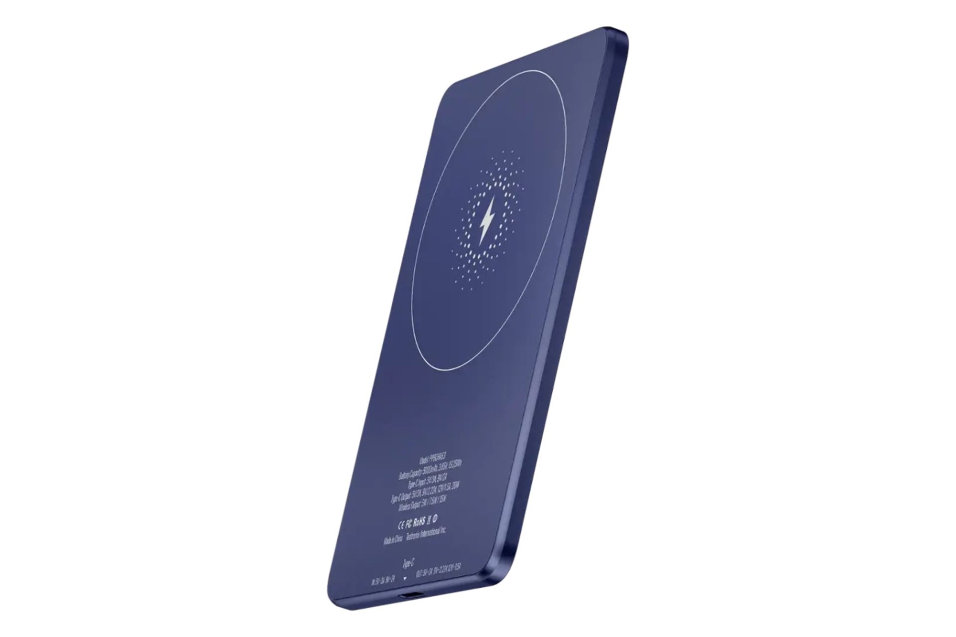 پاور بانک پاورولوجی Powerology Ultra-Thin 5000mAh آبی