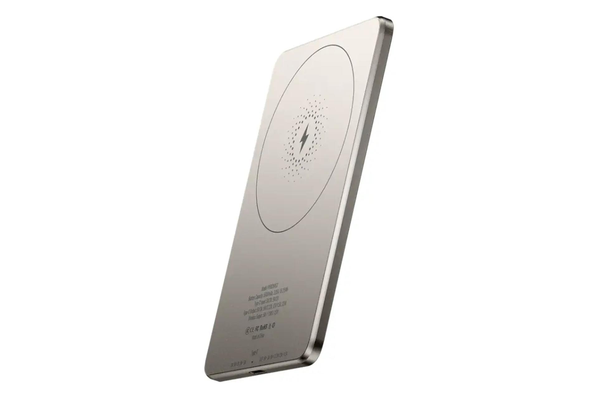 پاور بانک پاورولوجی Powerology Ultra-Thin 5000mAh تیتانیوم