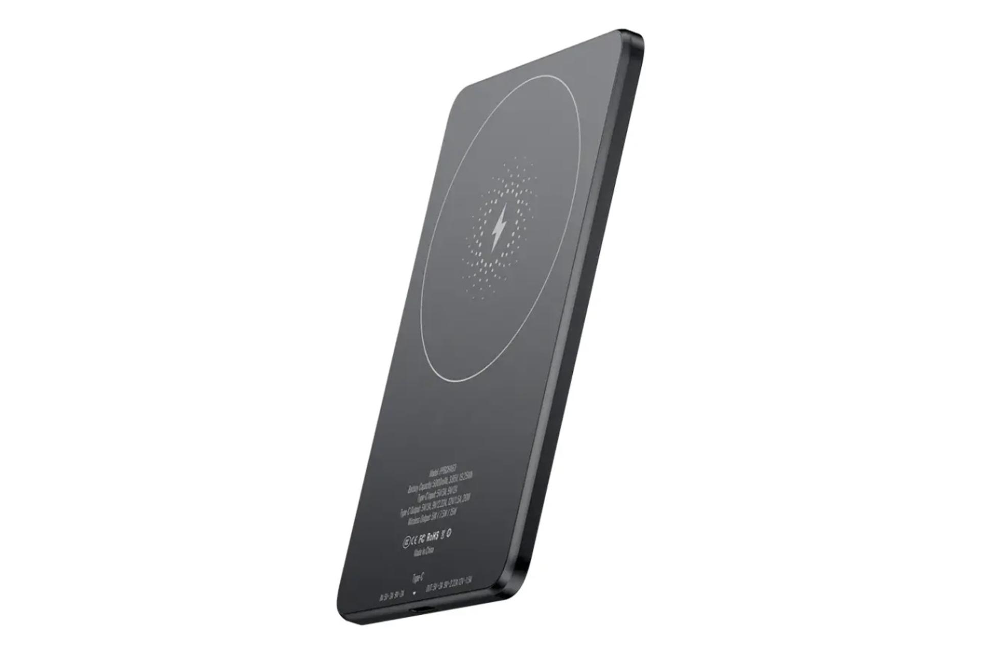 پاور بانک پاورولوجی Powerology Ultra-Thin 5000mAh خاکستری