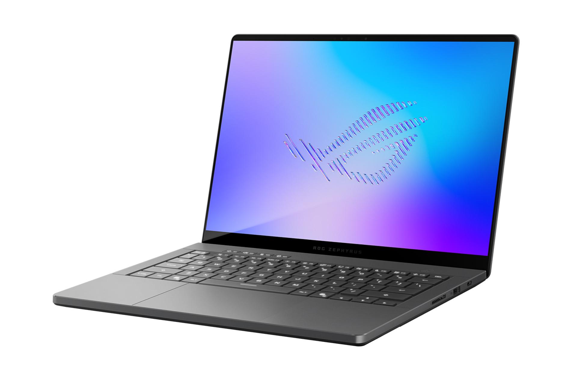 لپ تاپ ایسوس ASUS ROG Zephyrus G14 GU405 2026 نمای جلو و راست