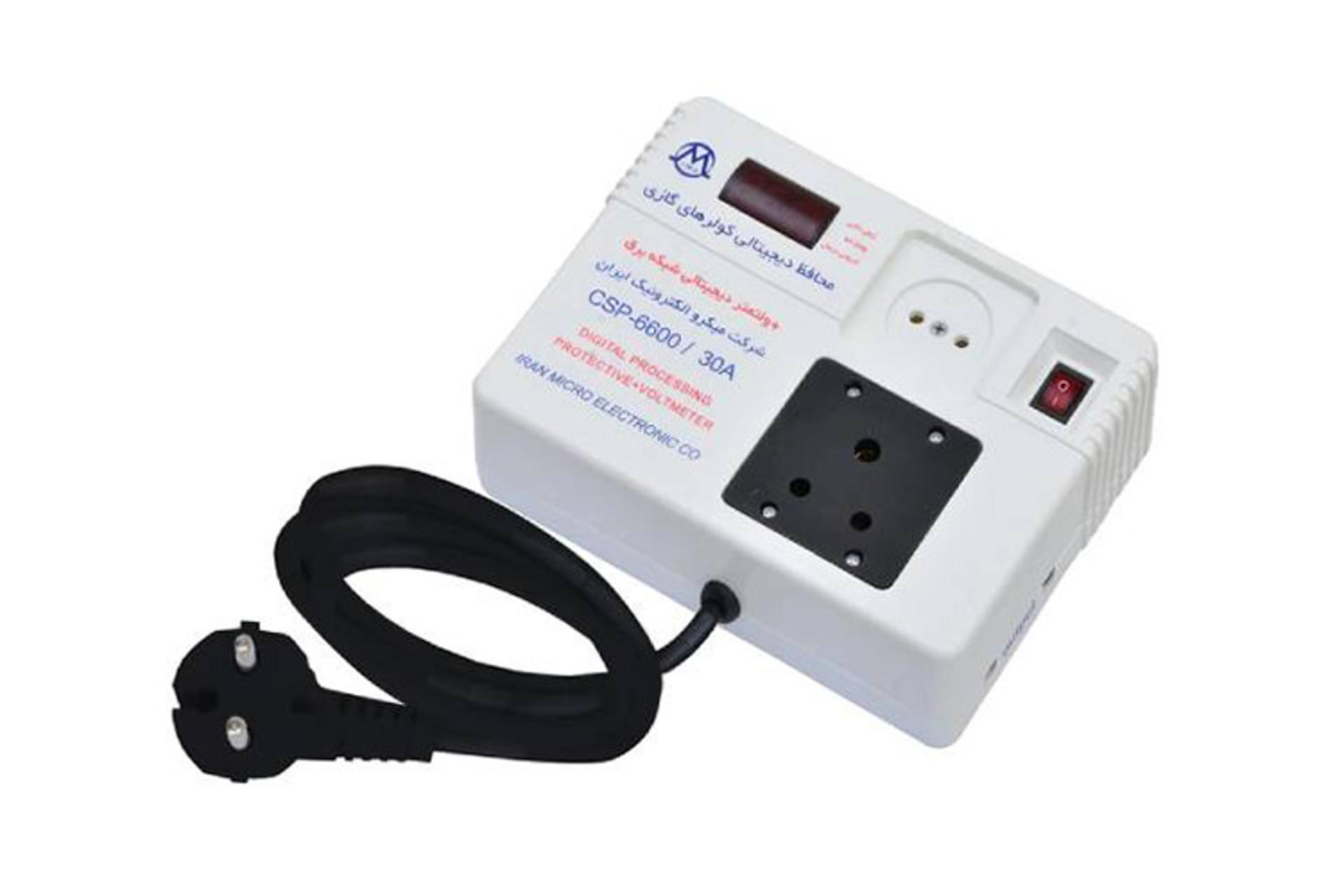 محافظ ولتاژ میکرومکس MICRO MAX CSP-6600 30A با سیم