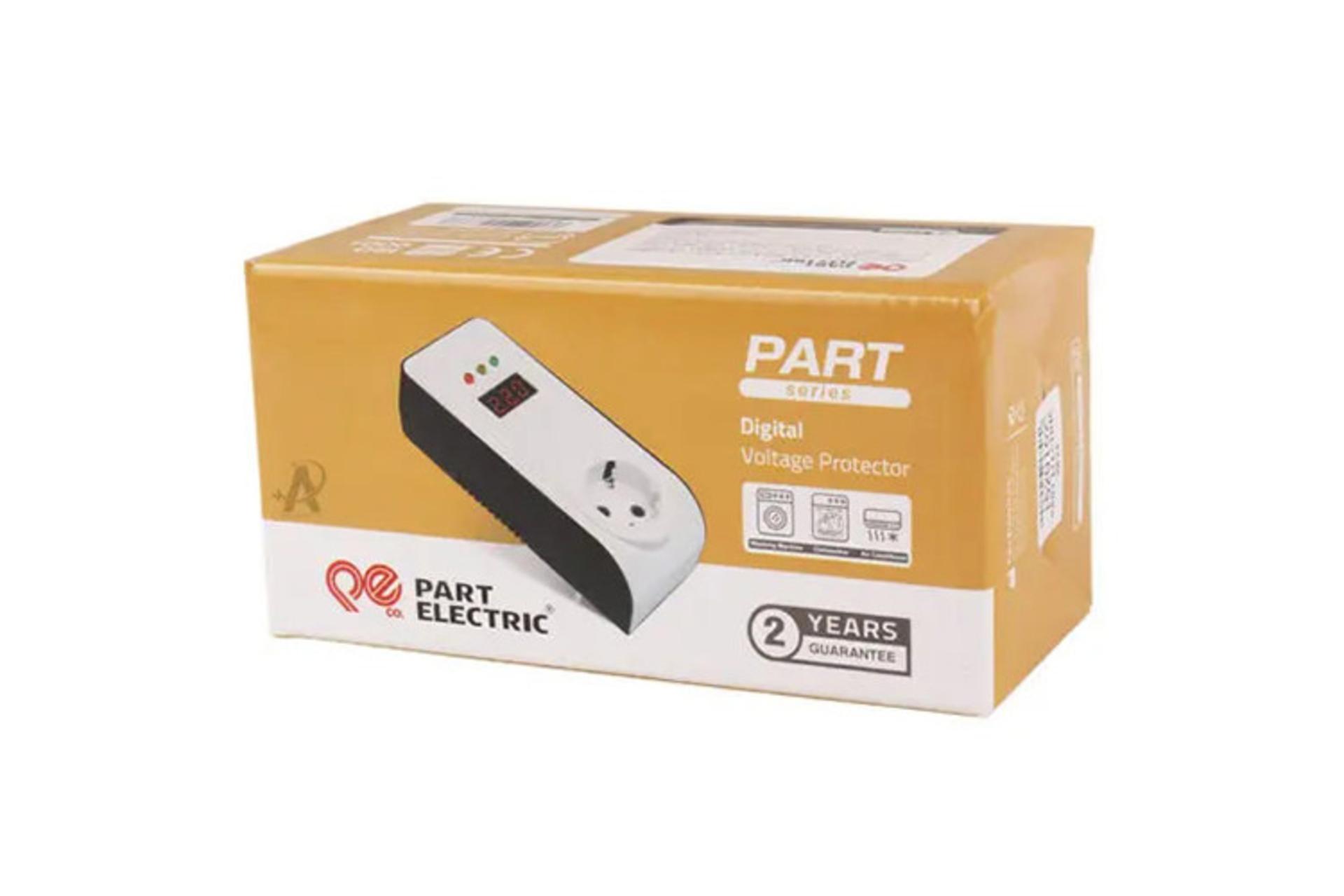 محافظ ولتاژ پارت الکتریک Part Electric PE2833 نمای بسته بندی
