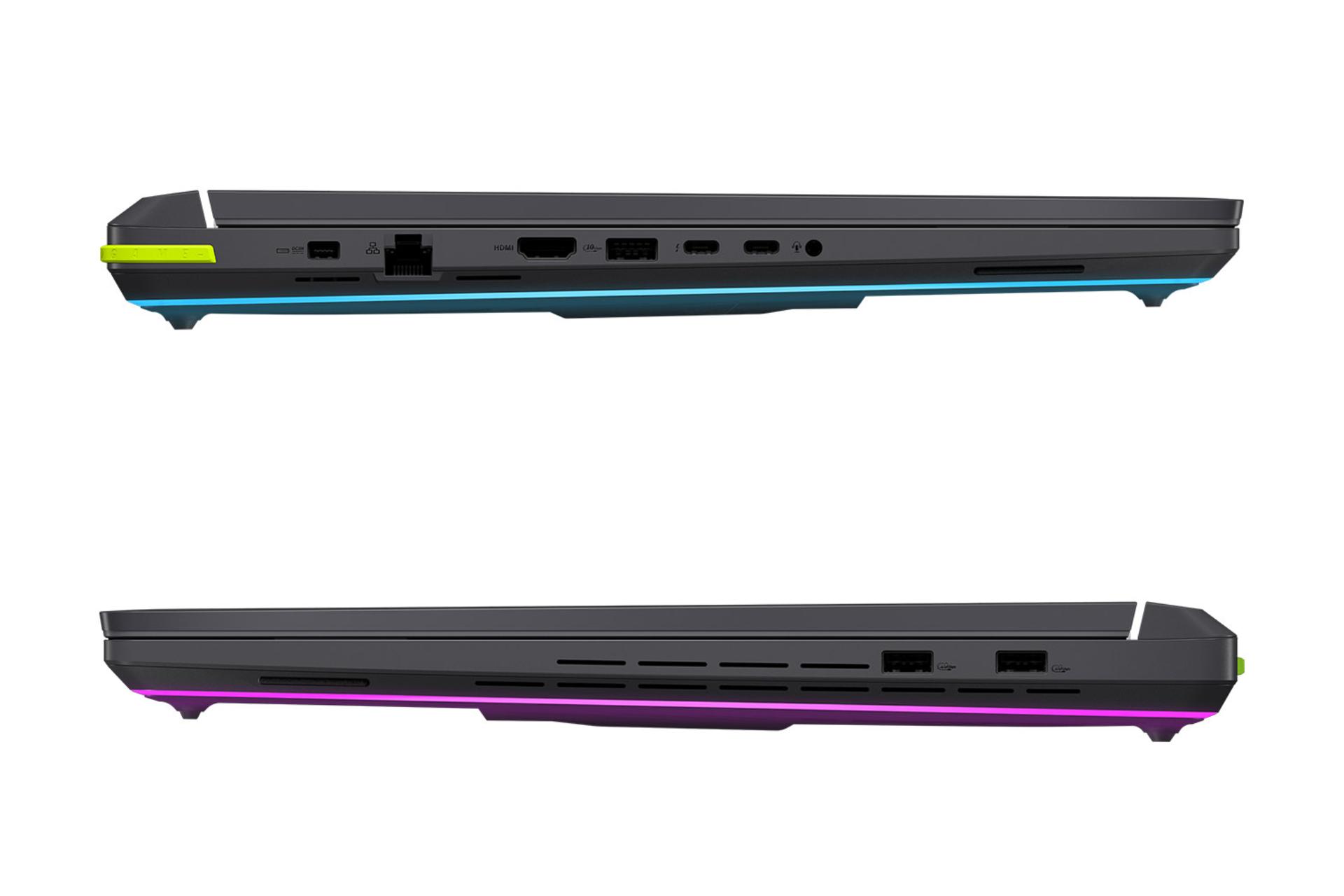 لپ تاپ ایسوس ASUS ROG Strix G18 G815 2026 نمای جانبی و درگاه ها