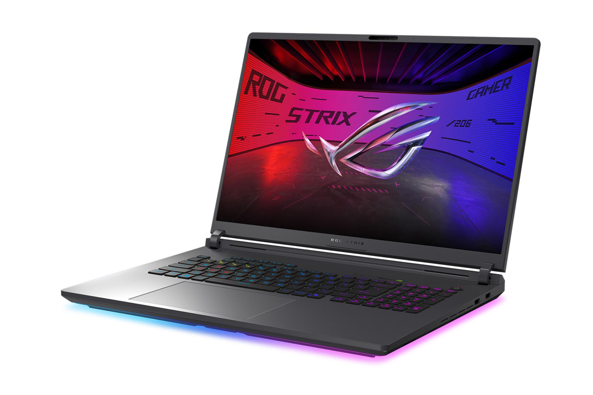 لپ تاپ ایسوس ASUS ROG Strix G18 G815 2026 نمای جلو و راست