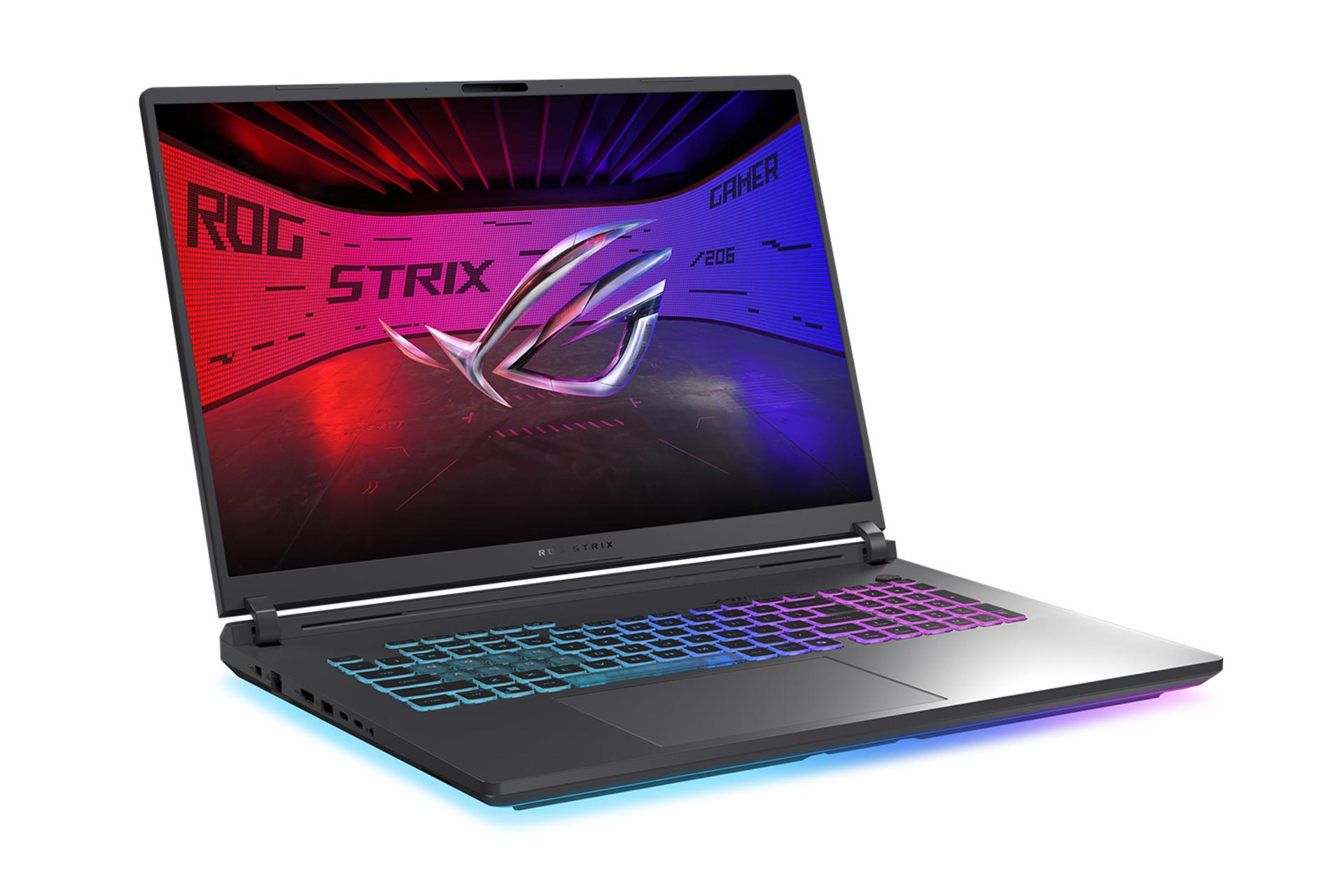 لپ تاپ ایسوس ASUS ROG Strix G18 G815 2026 نمای جلو و چپ