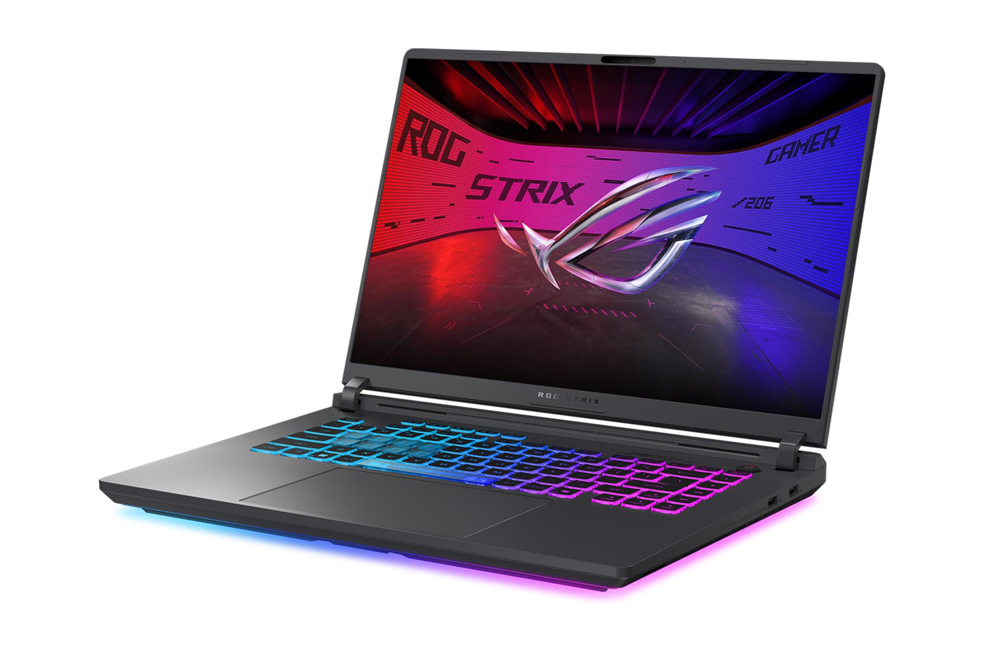 لپ تاپ ایسوس ASUS ROG Strix G16 2026 G615 نمای جلو و راست