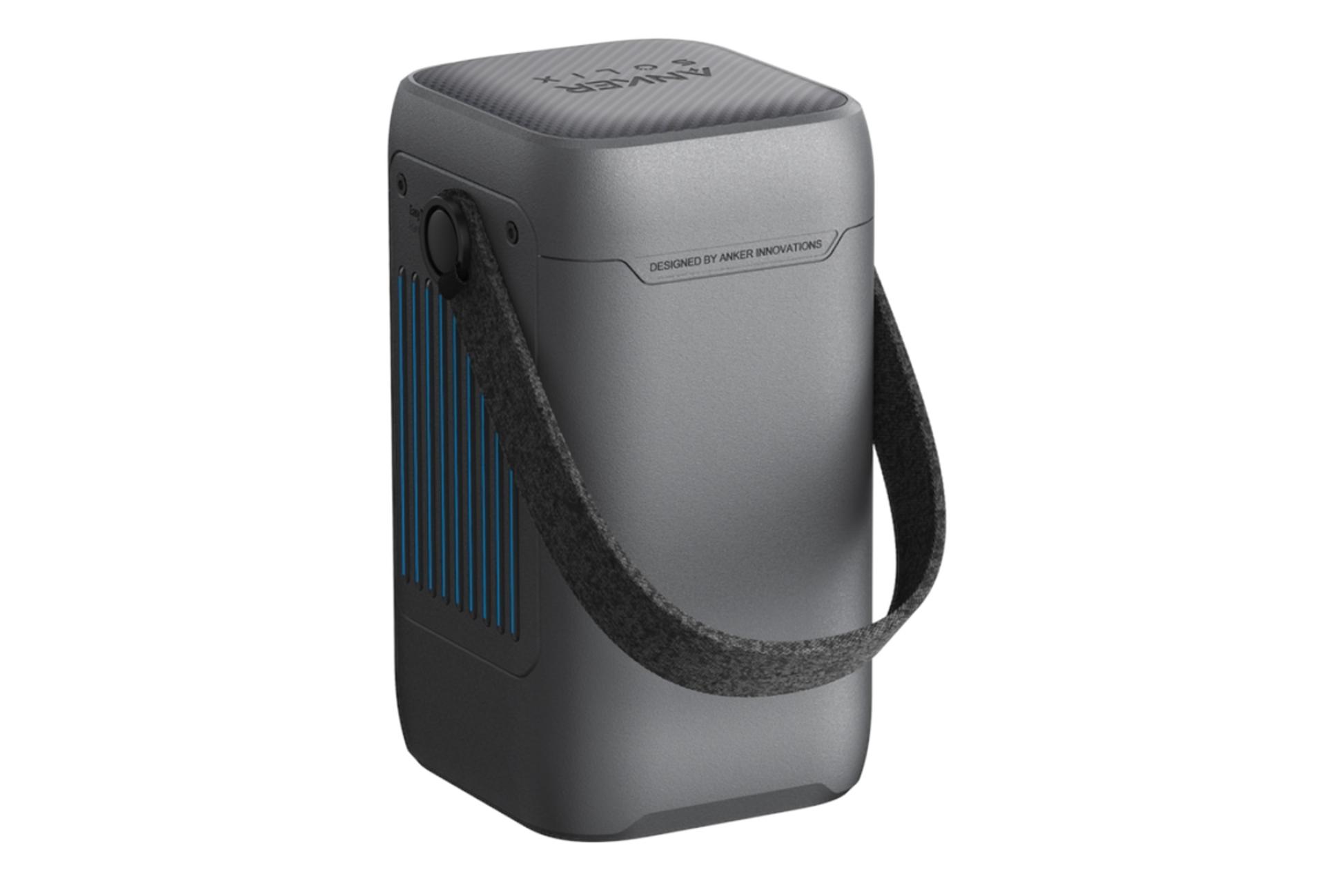سمت چپ پشت پاور بانک انکر Anker SOLIX C200 60000mAh