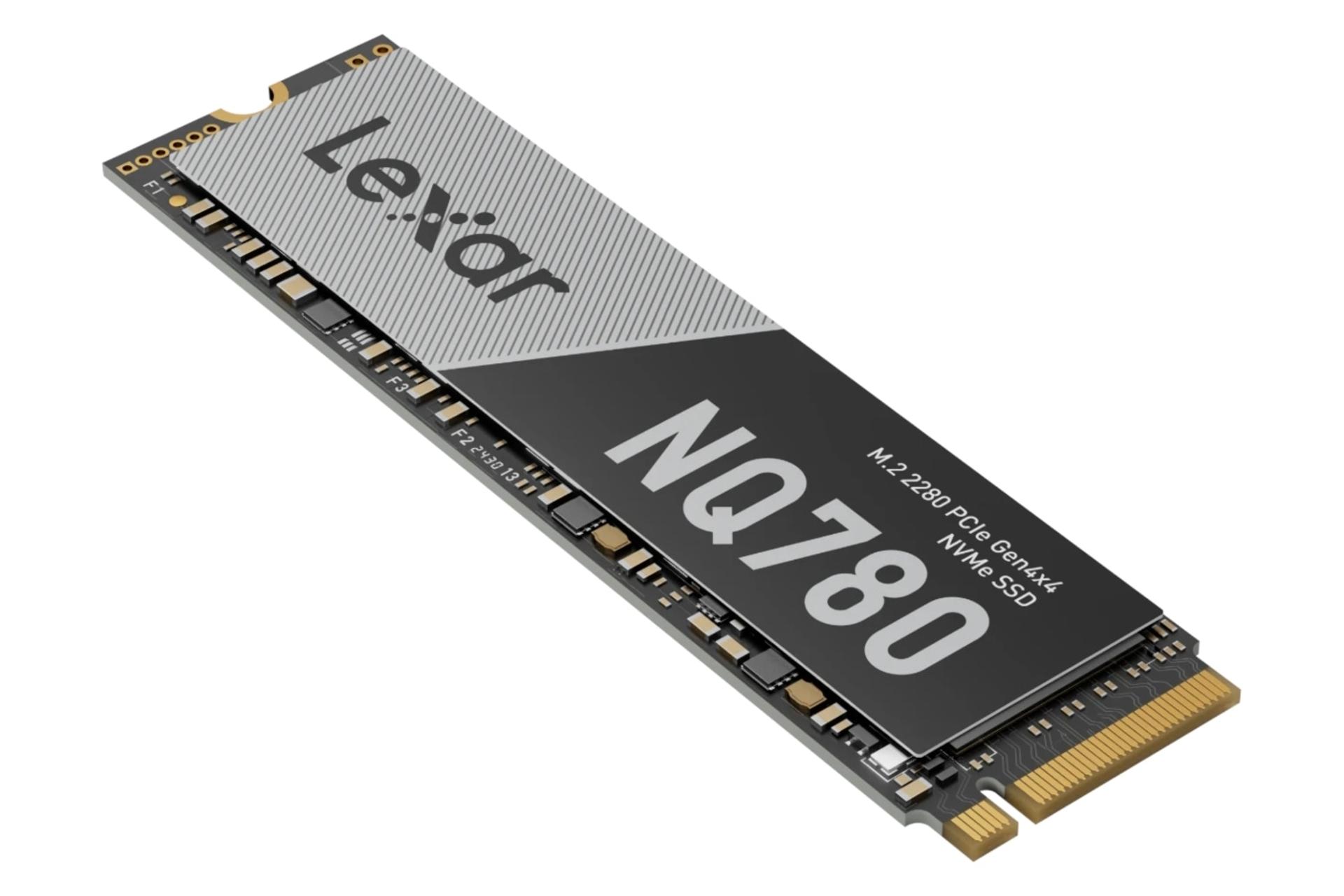 اس اس دی لکسار Lexar NQ780 NVMe M.2 از نمای جانبی