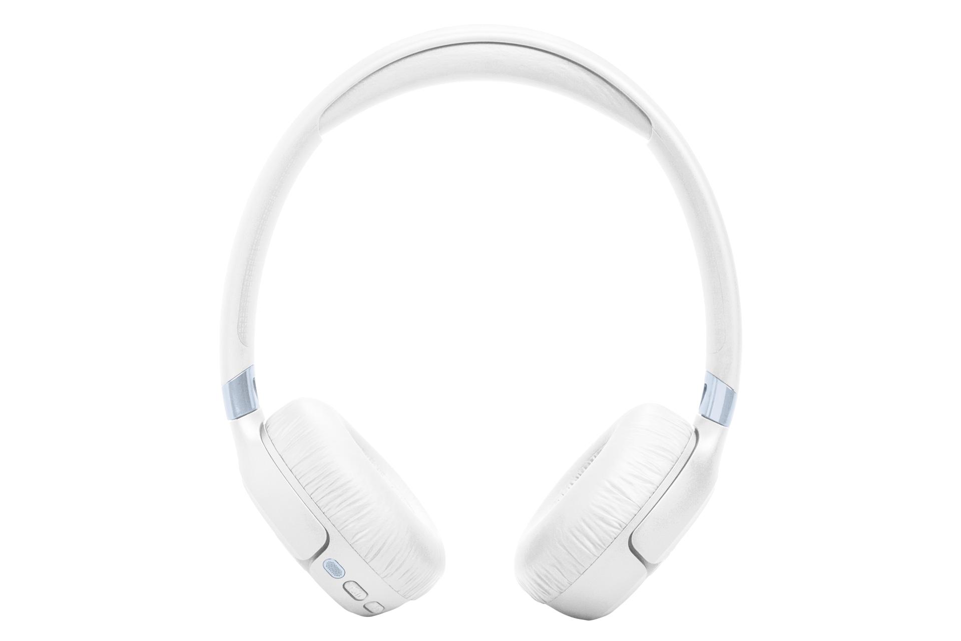 هدفون بی سیم جی بی ال JBL TUNE 680NC سفید از نمای روبرو