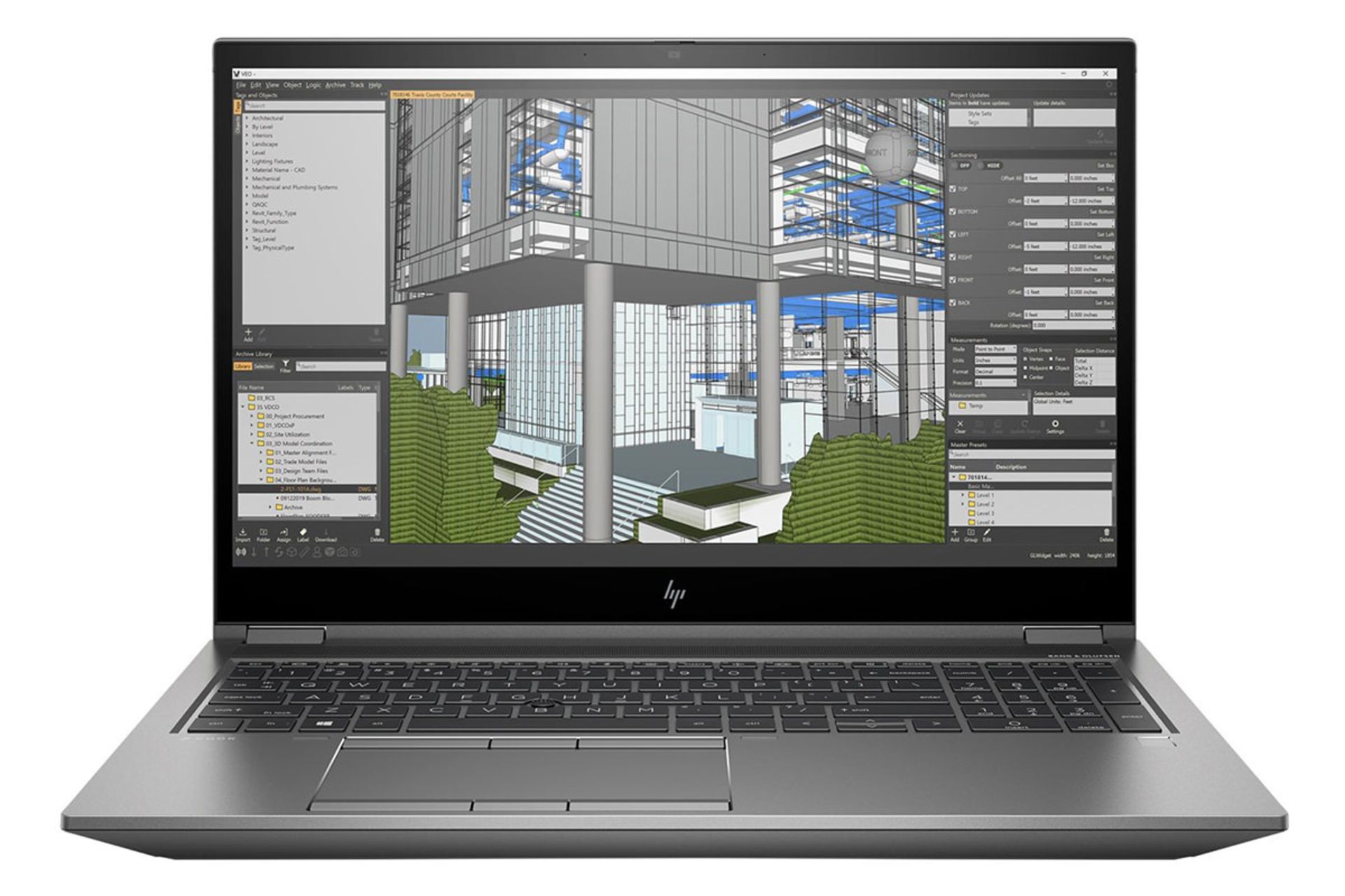 لپ تاپ اچ پی HP ZBook Fury 15 G7 نمای جلو
