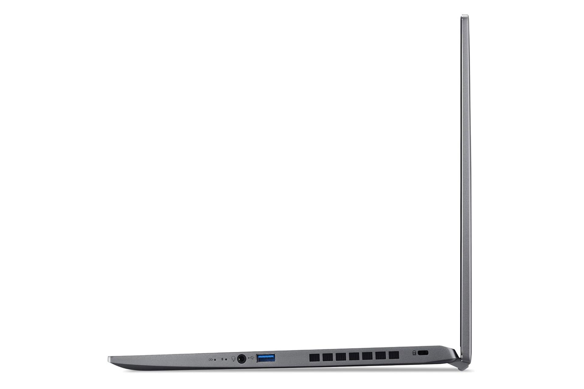 لپ تاپ ایسر Acer Swift X 16 SFX16-52G نمای جانبی راست و درگاه ها