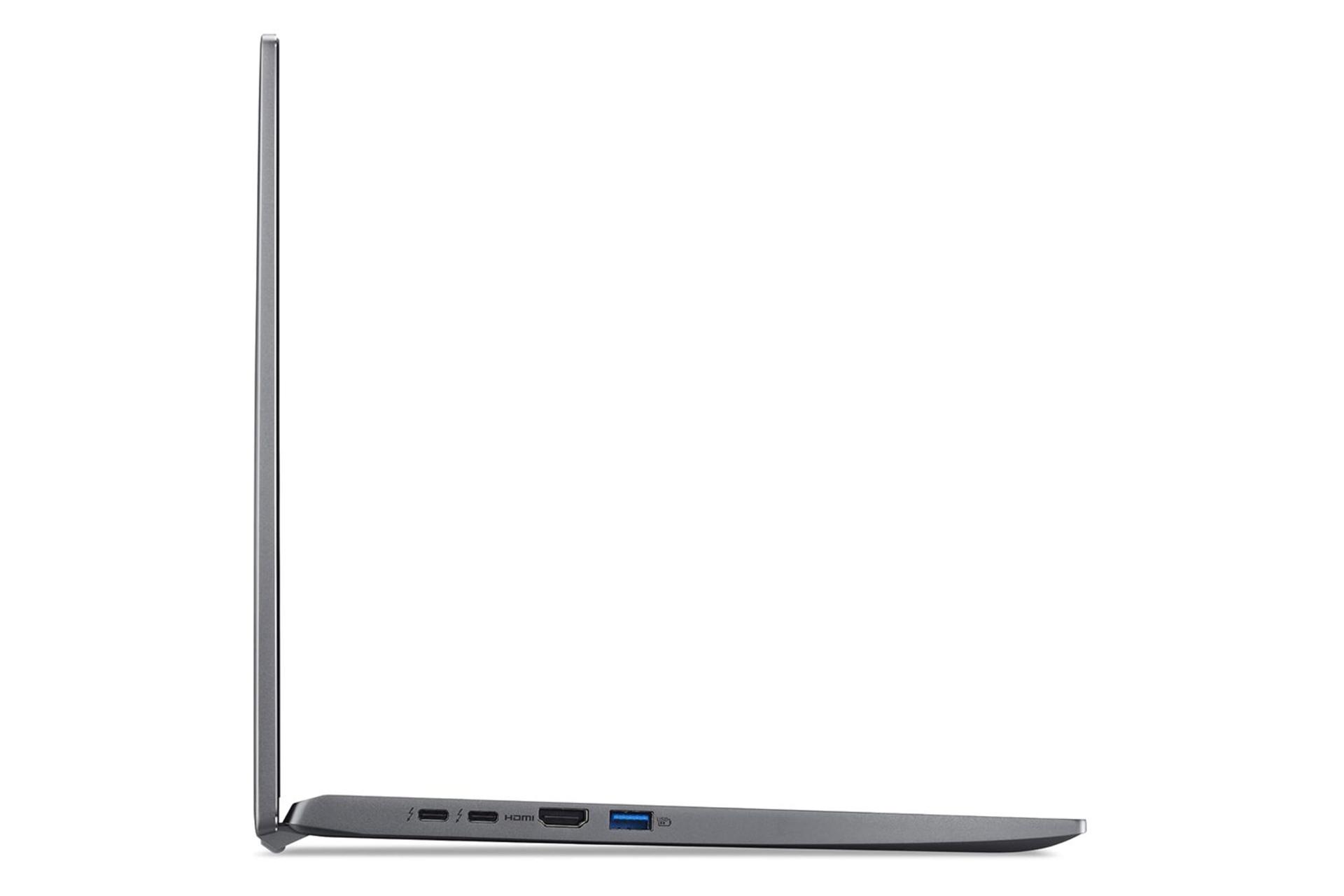 لپ تاپ ایسر Acer Swift X 16 SFX16-52G نمای جانبی چپ و درگاه ها