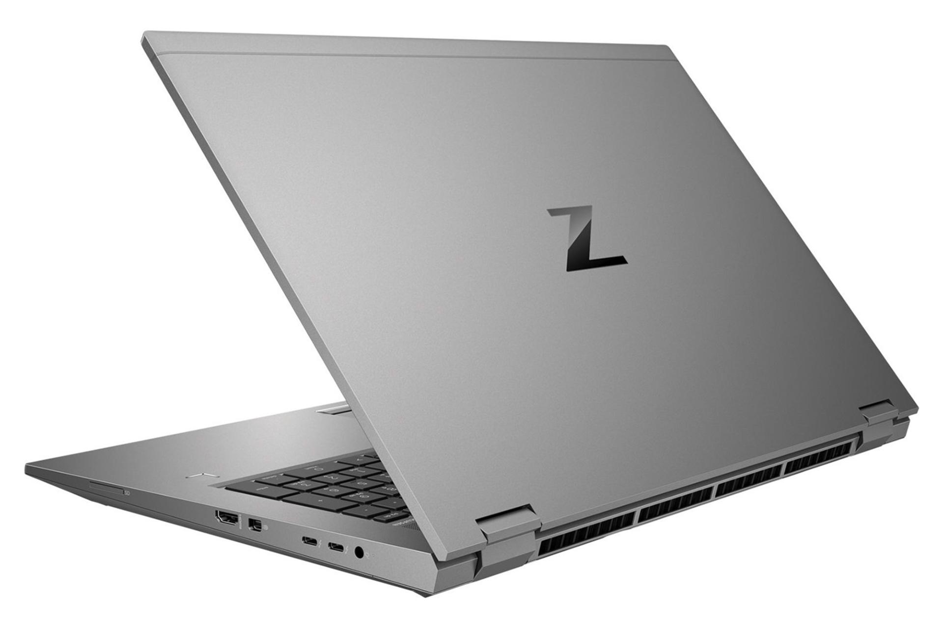 لپ تاپ اچ پی HP ZBook Fury 17 G7 نمای پشت و جانبی
