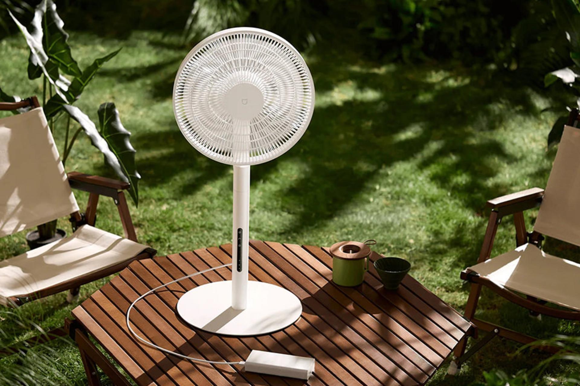 پنکه شیائومی Xiaomi Mijia Smart Standing Fan Pro Slim رنگ سفید