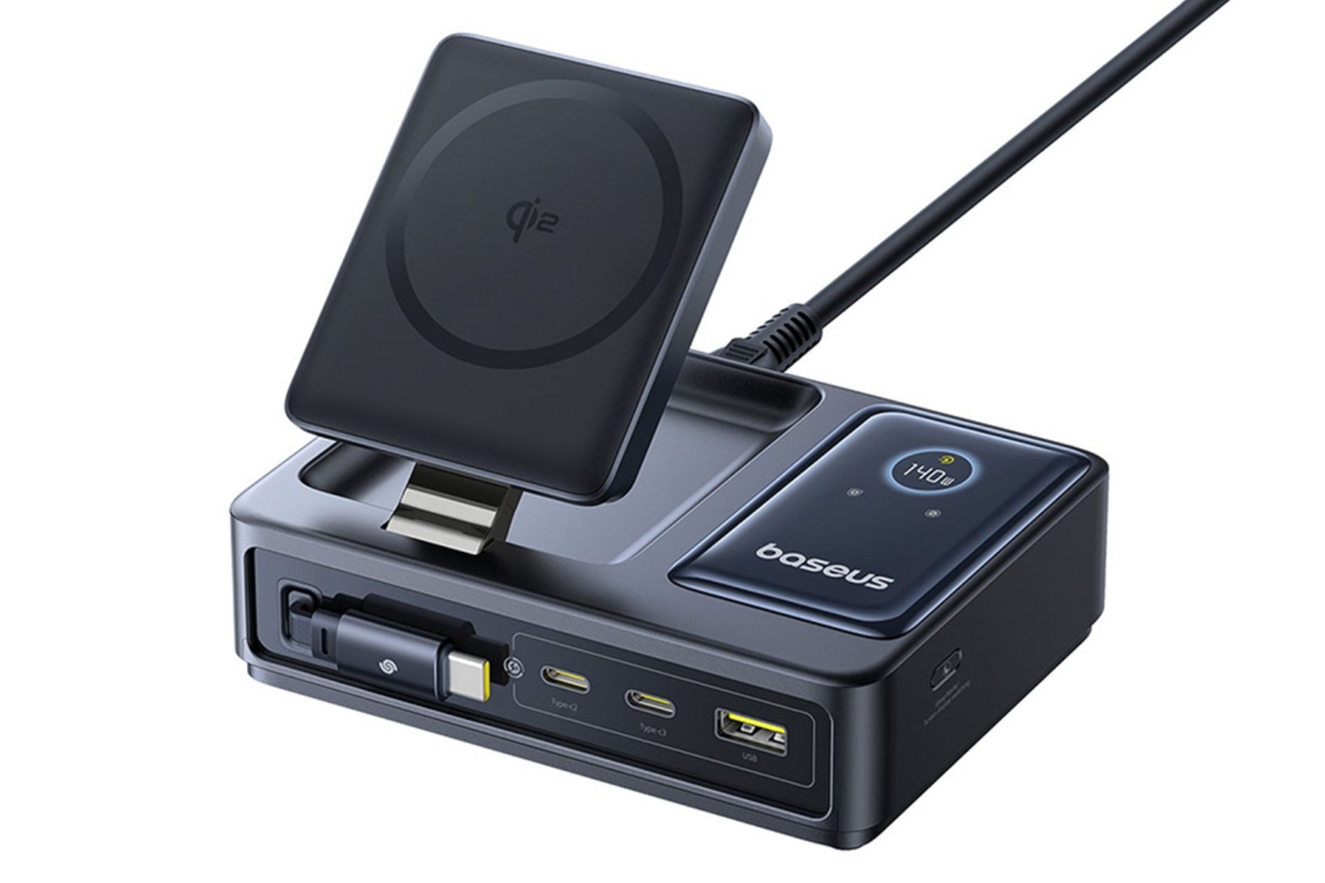 شارژر باسئوس Baseus Nomos 5-in-1 Desktop Charger