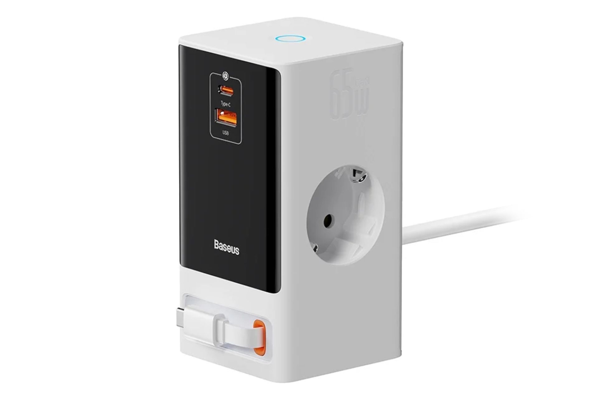 شارژر باسئوس Baseus PowerCombo Digital PowerStrip 65W سفید