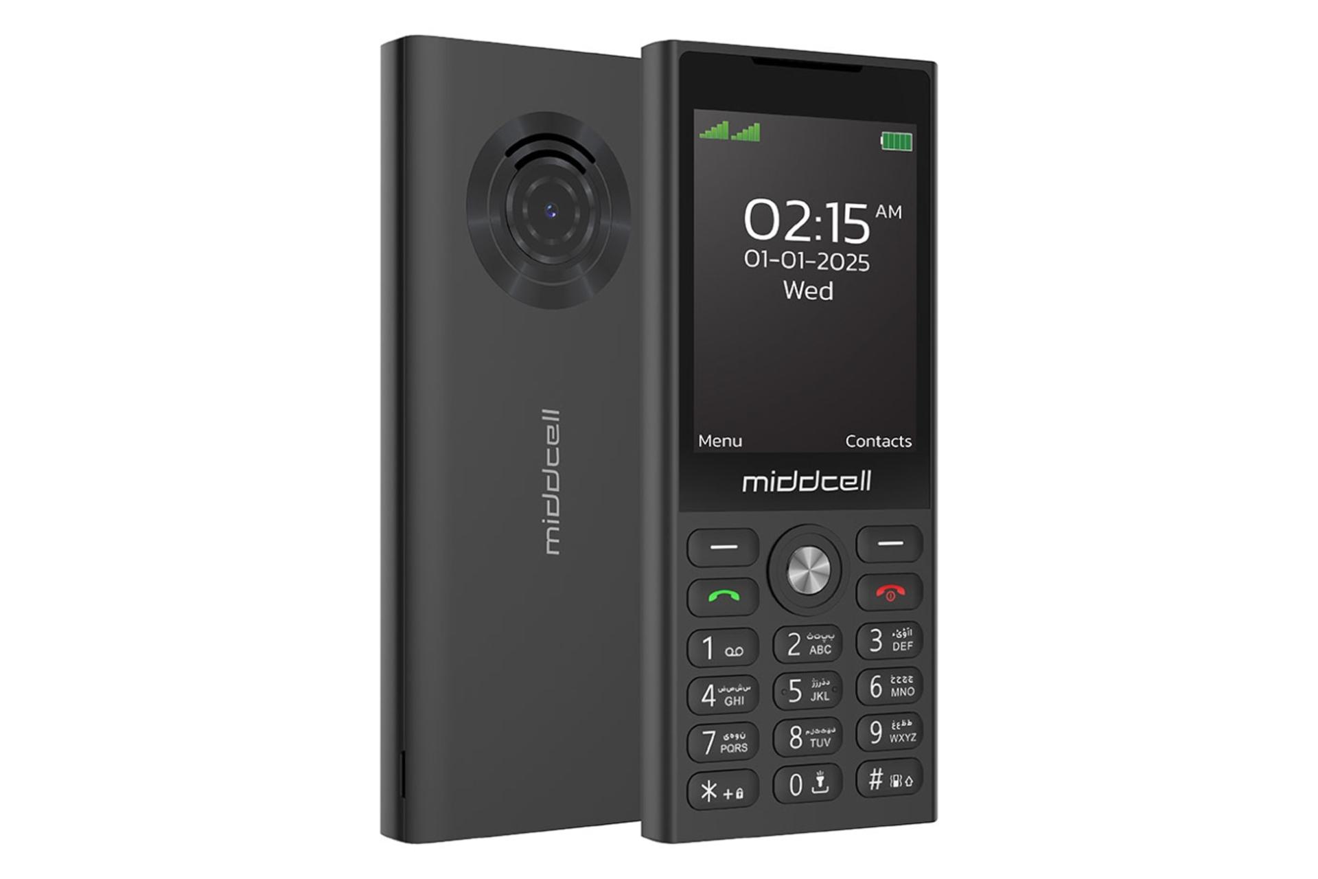 سمت چپ گوشی موبایل میدسل Middcell M215