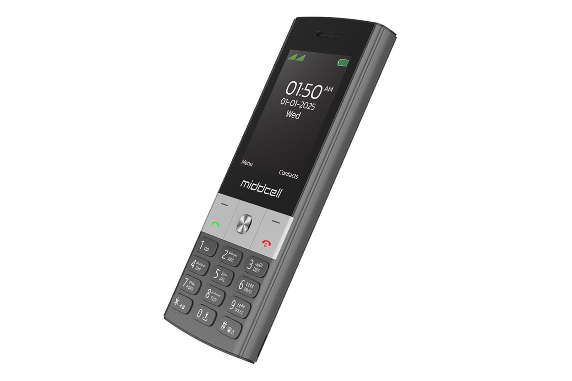 پنل جلوی گوشی موبایل میدسل Middcell M150 خاکستری