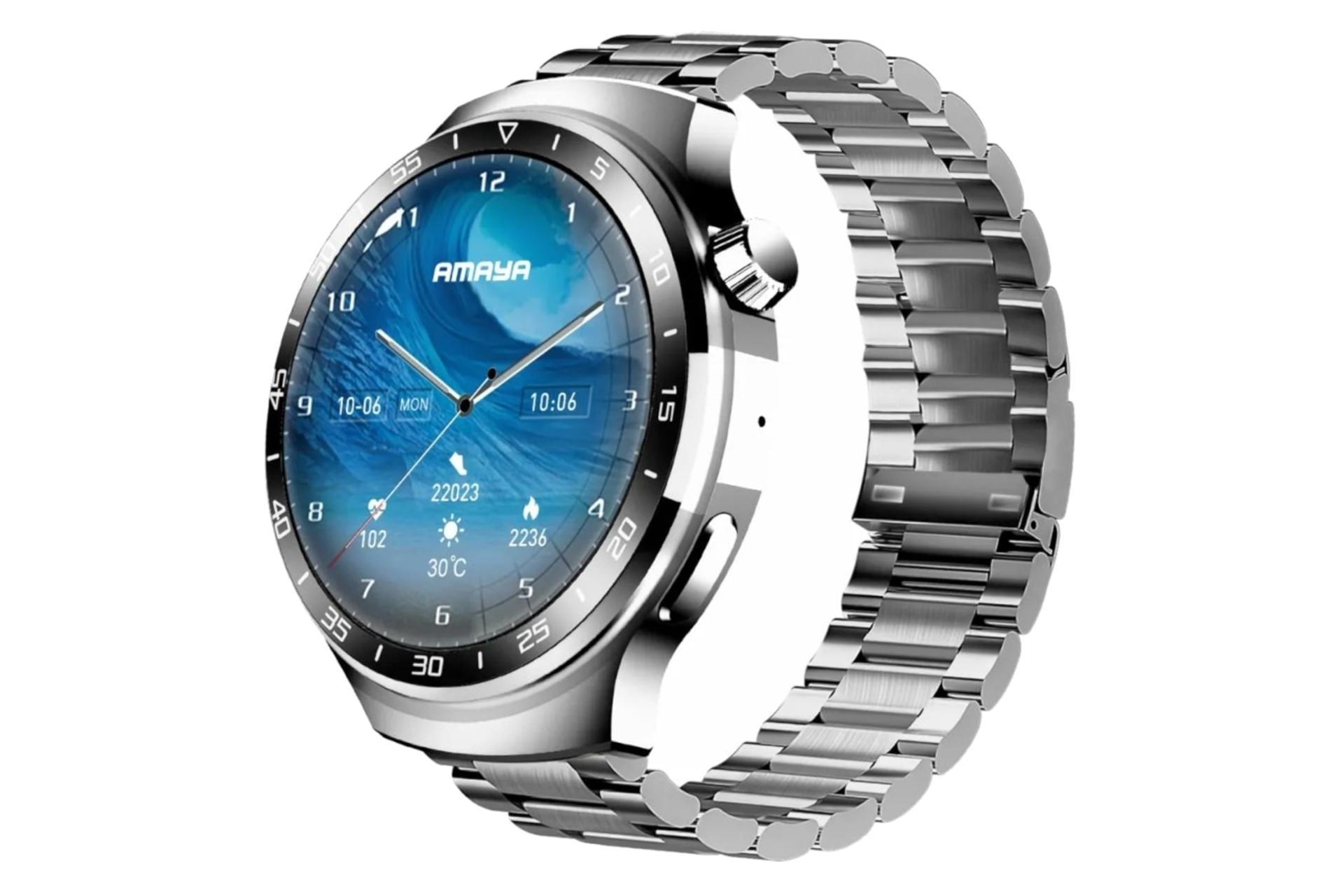 ساعت هوشمند آمایا Amaya Glamour 1 ASW-01 نقره ای