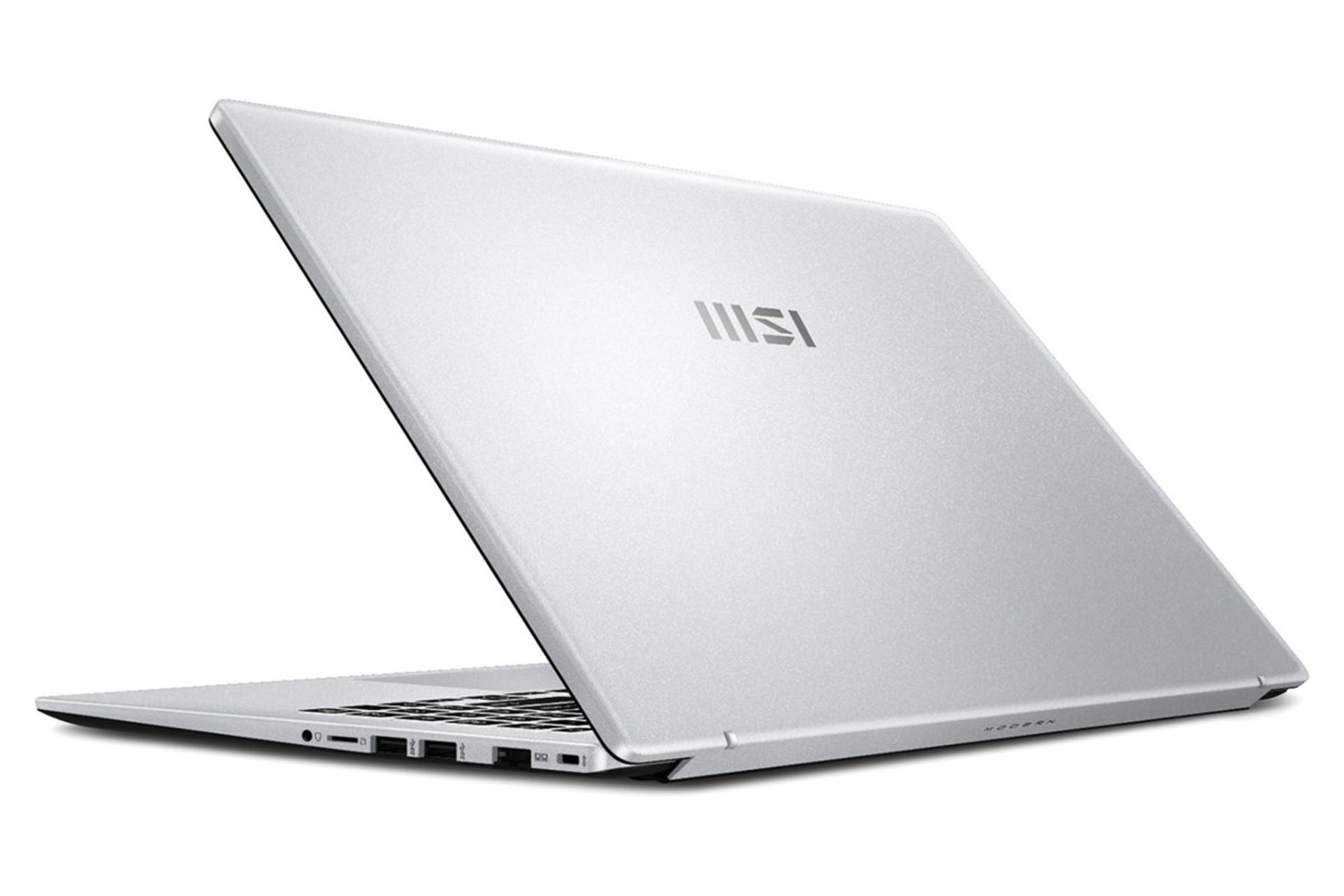 لپ تاپ ام اس آی MSI Modern 15 F1M نمای پشت