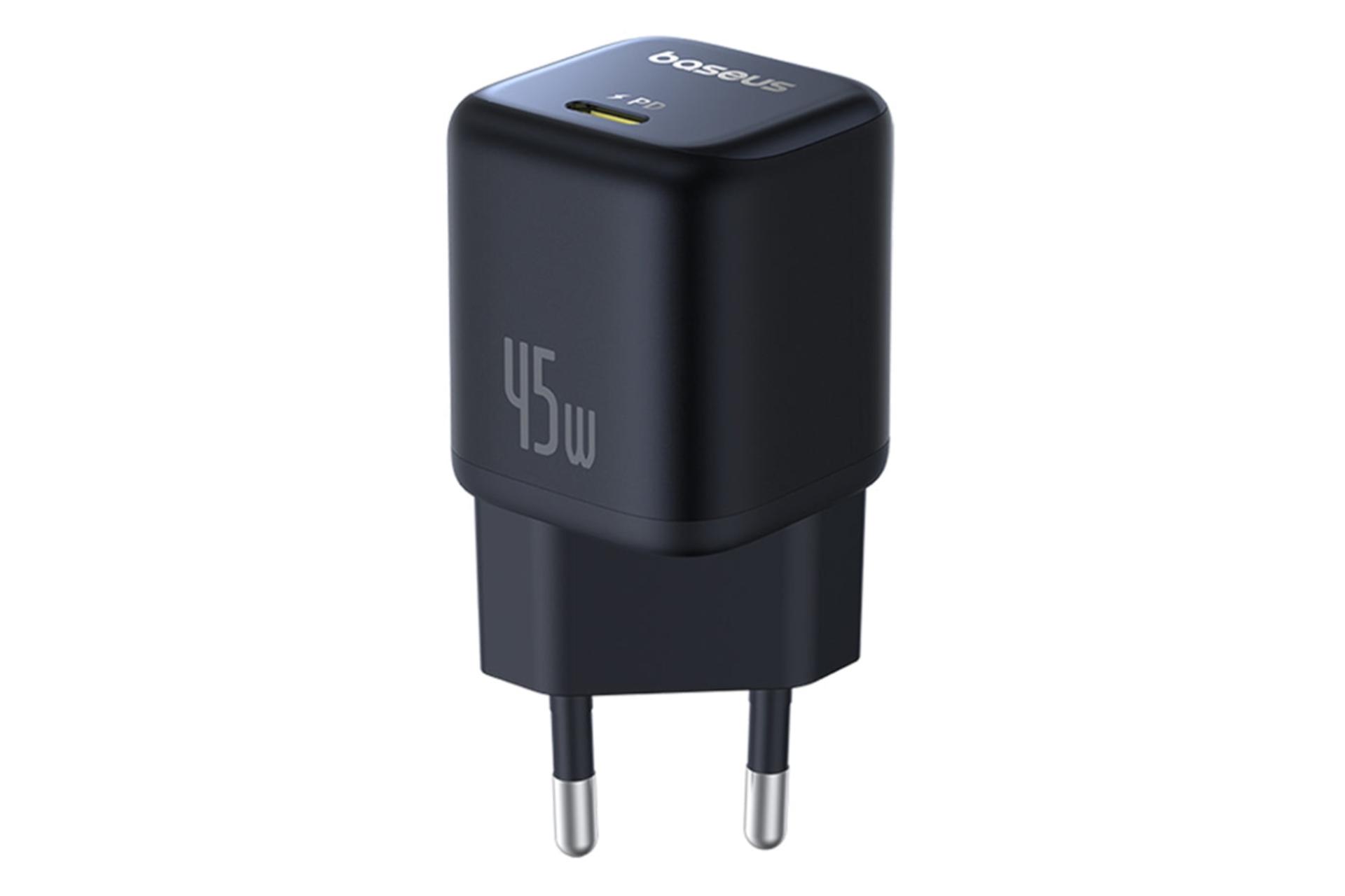 شارژر باسئوس Baseus PicoGo GaN 45W مشکی