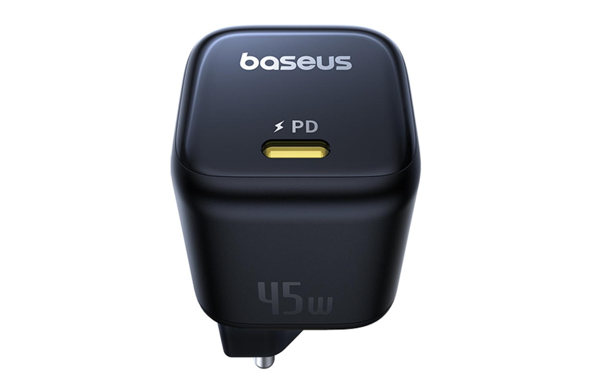 درگاه شارژر باسئوس Baseus PicoGo GaN 45W مشکی