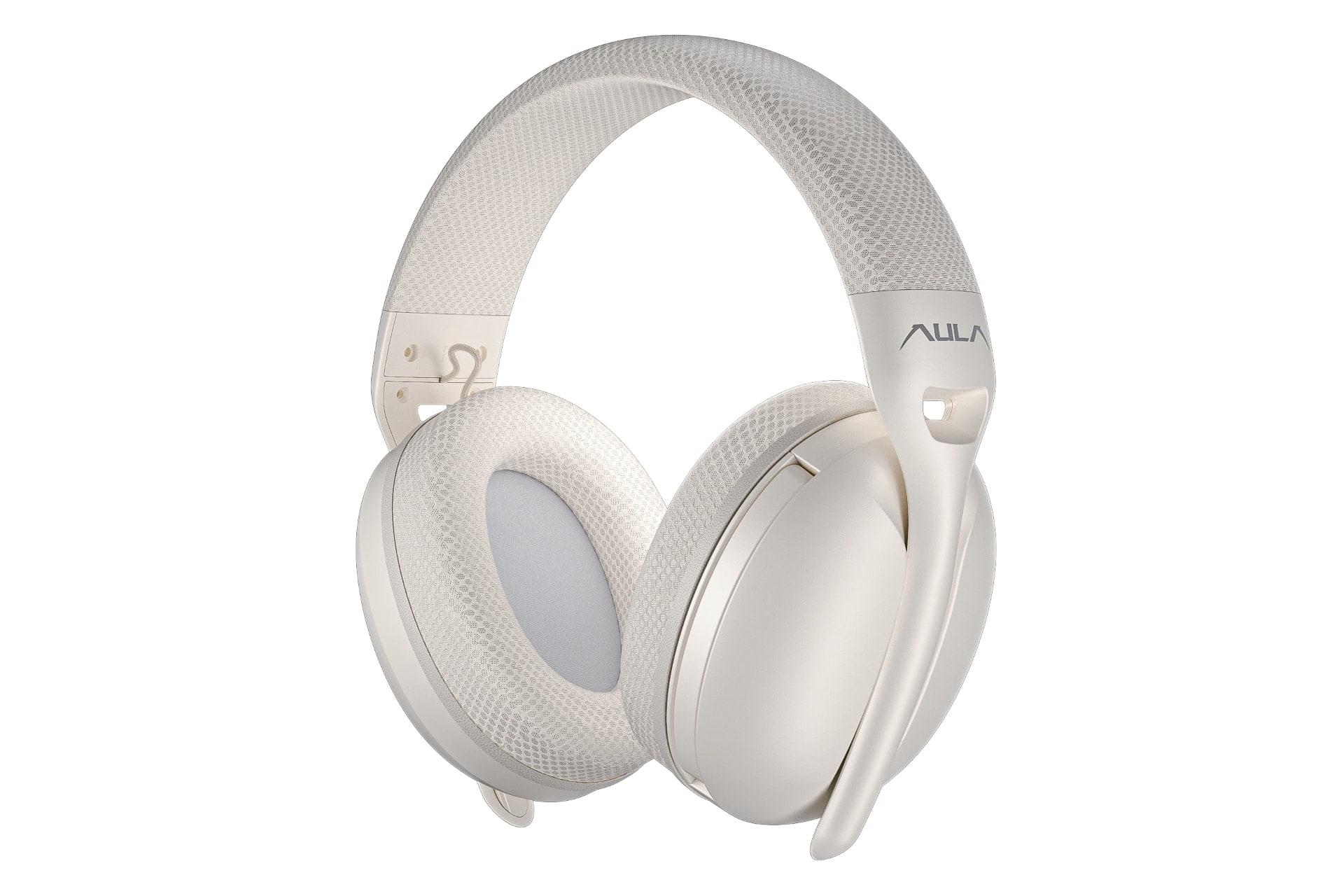 هدفون بی سیم آئولا AULA S6 کرم