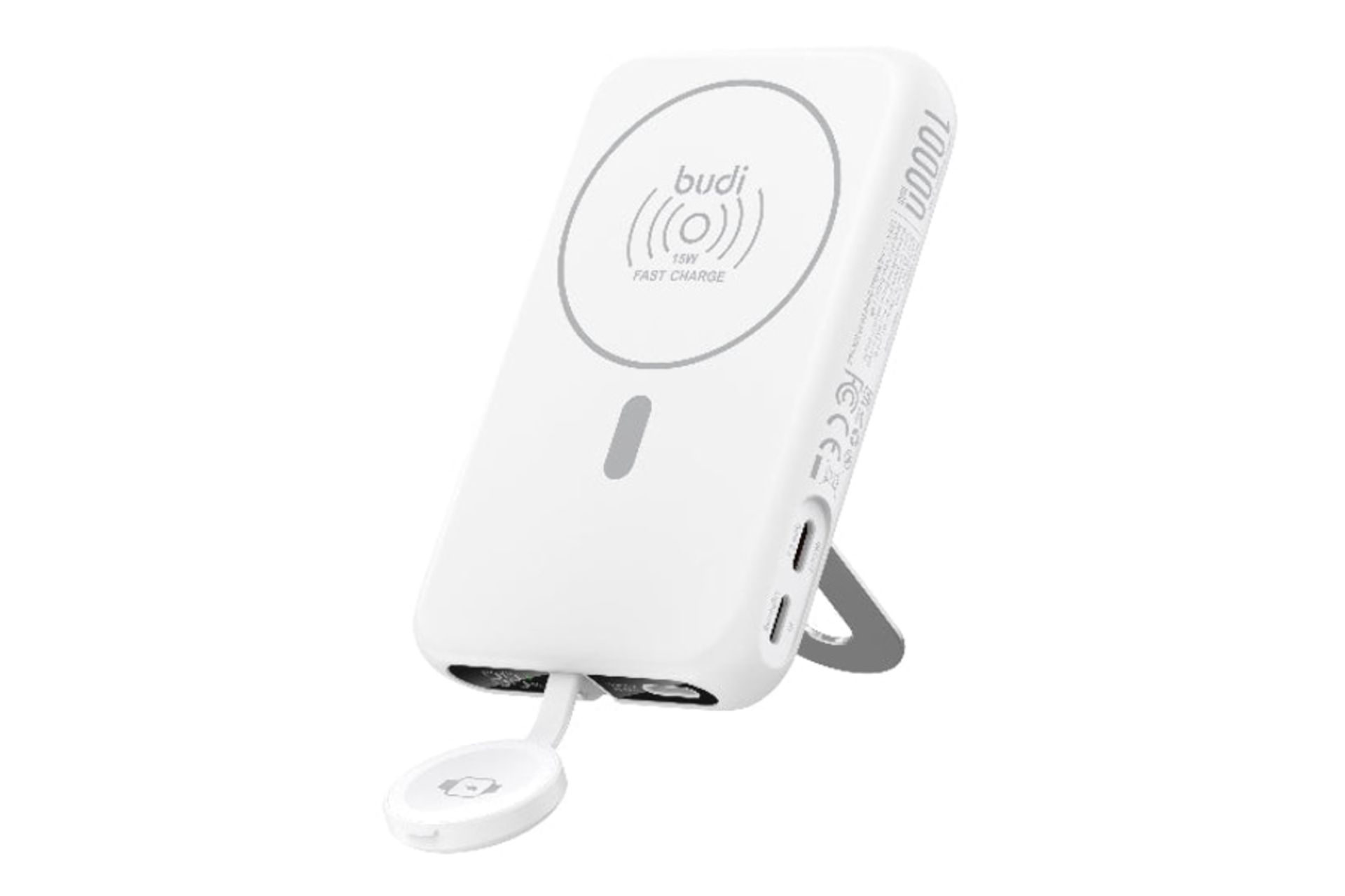 پاور بانک بودی Budi 2 in 1 Mag-e PB806W 10000mAh