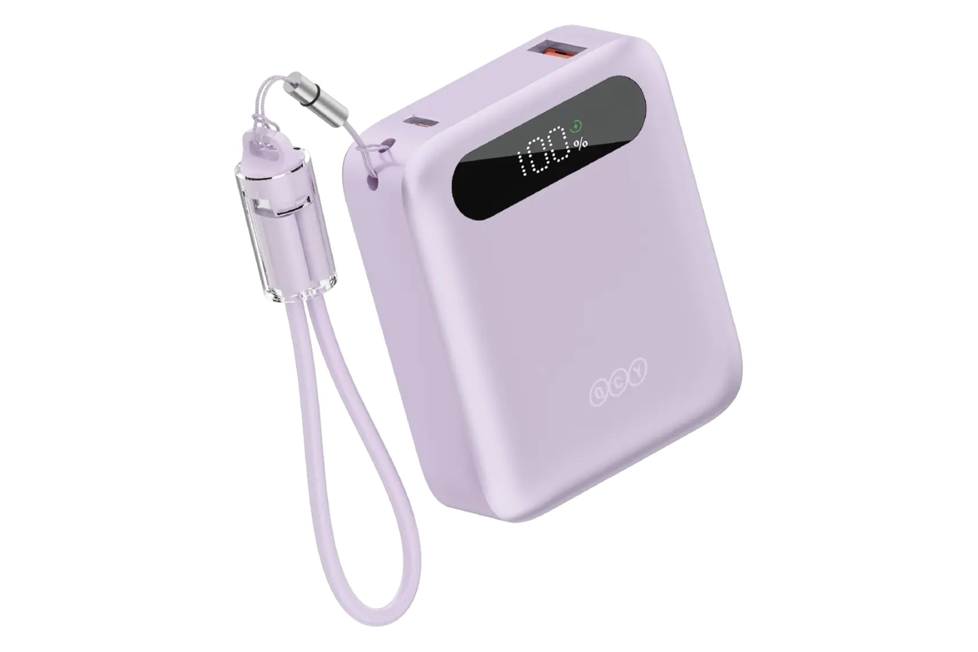 پاور بانک کیو سی وای QCY PB10D 10000mAh ارغوانی