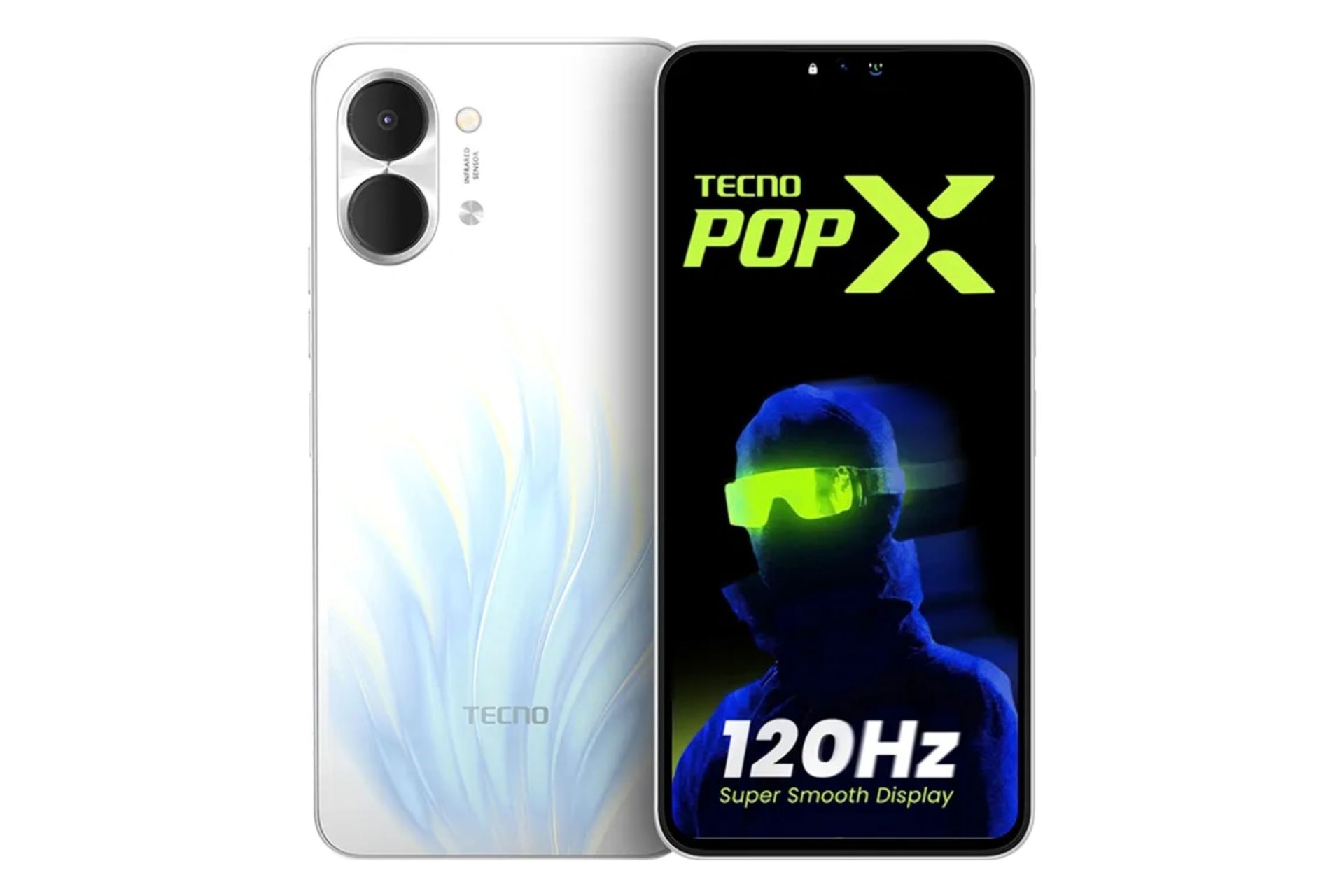 گوشی موبایل پاپ ایکس تکنو 4G سفید / Tecno Pop X 4G