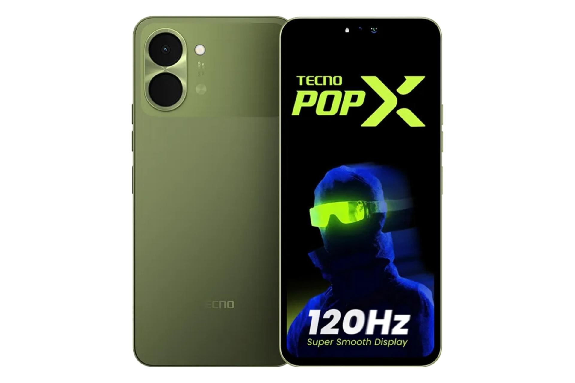گوشی موبایل پاپ ایکس تکنو 4G سبز / Tecno Pop X 4G