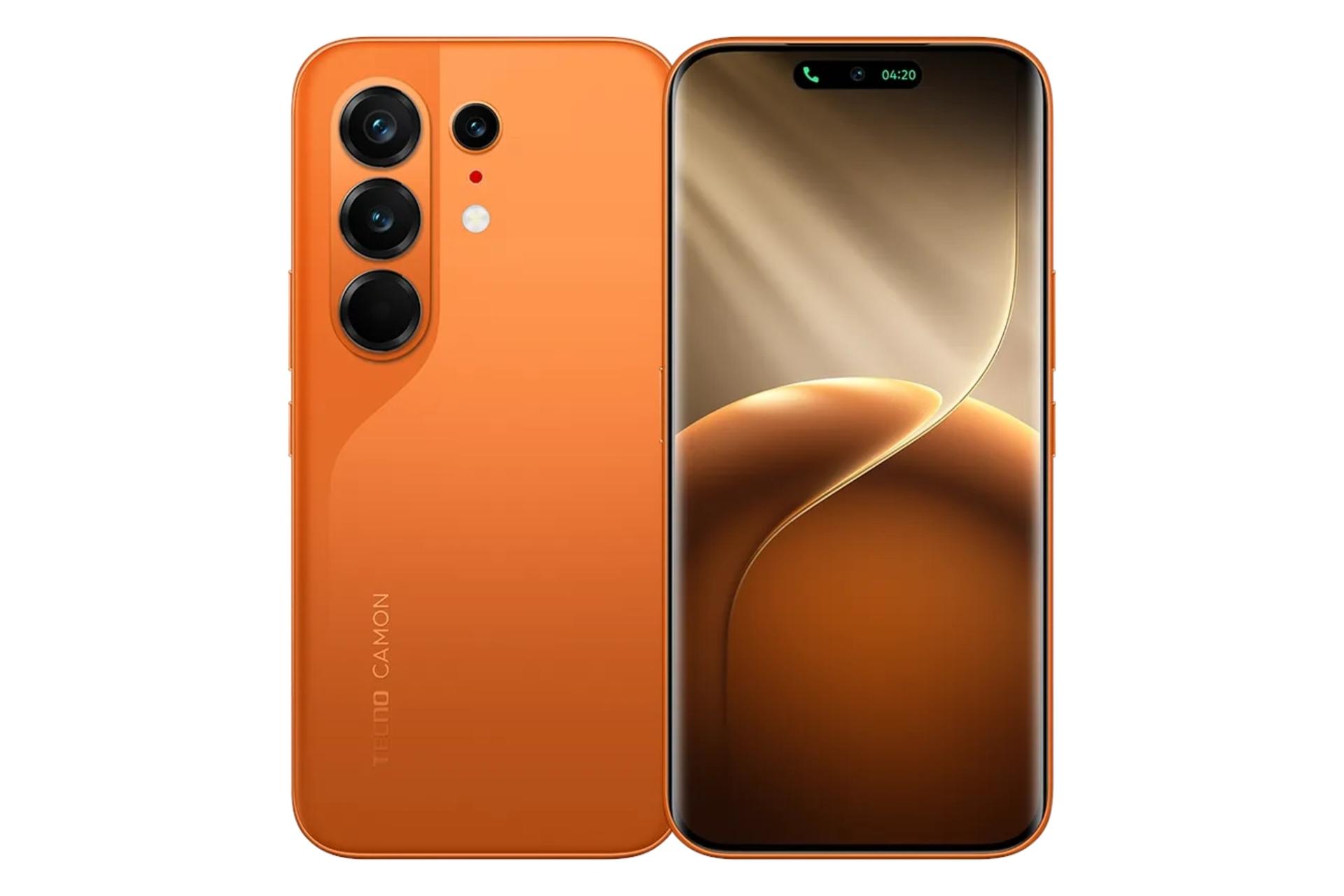 گوشی موبایل Camon 50 اولترا تکنو نارنجی / Tecno Camon 50 Ultra