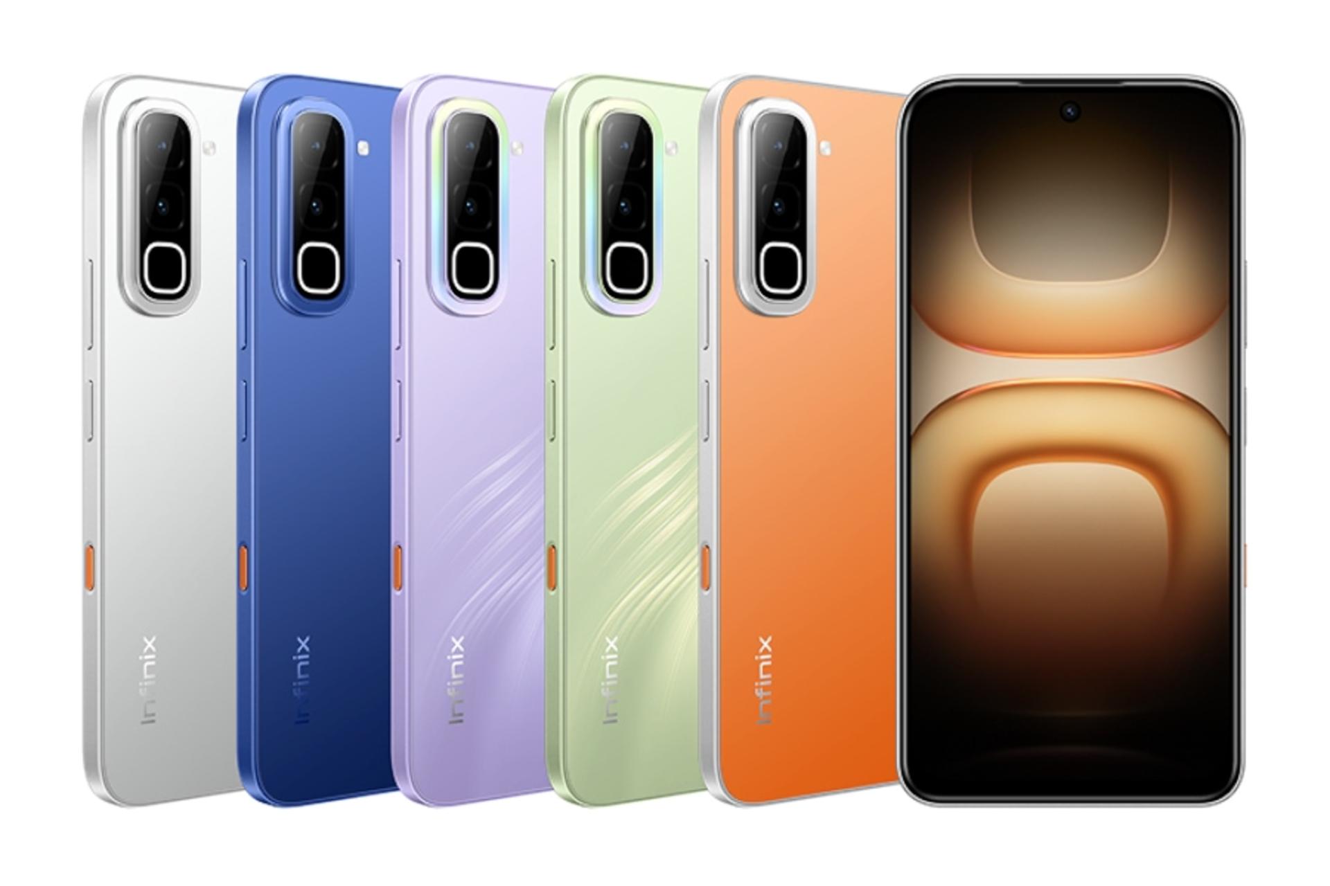 گوشی موبایل اینفینیکس Infinix Hot 70 در رنگ های مختلف