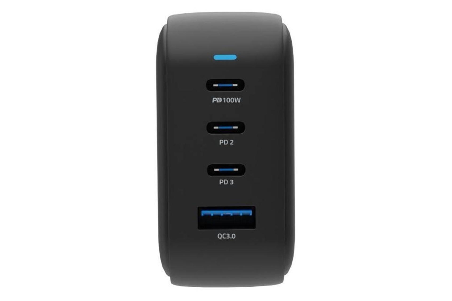 اتصالات شارژر پاورولوجی Powerology 100W Triple World Travel Kit PWC006