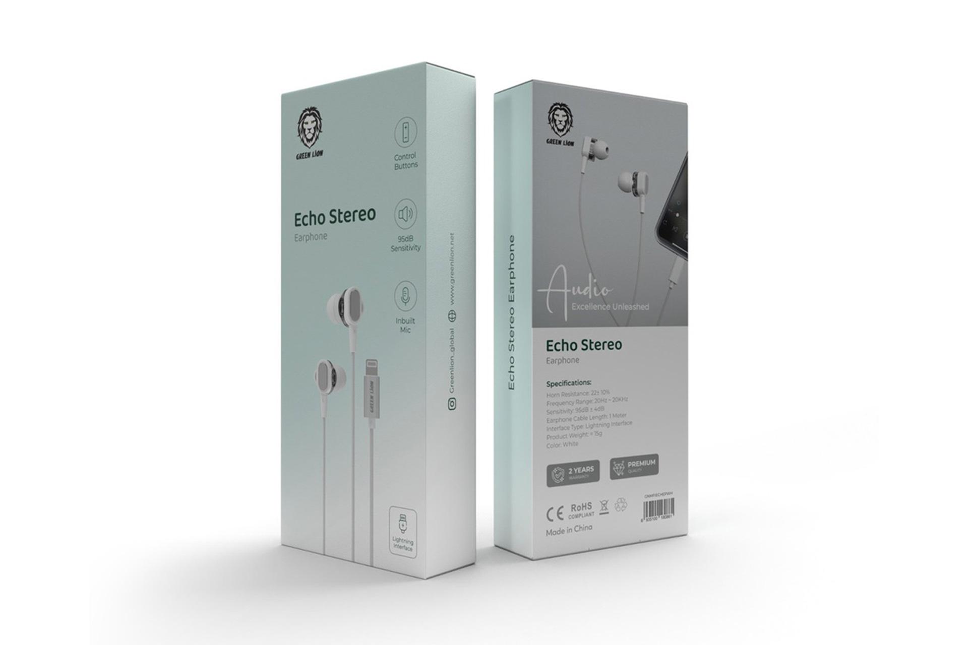 جعبه هدفون گرین لاین Green Lion Echo Stereo