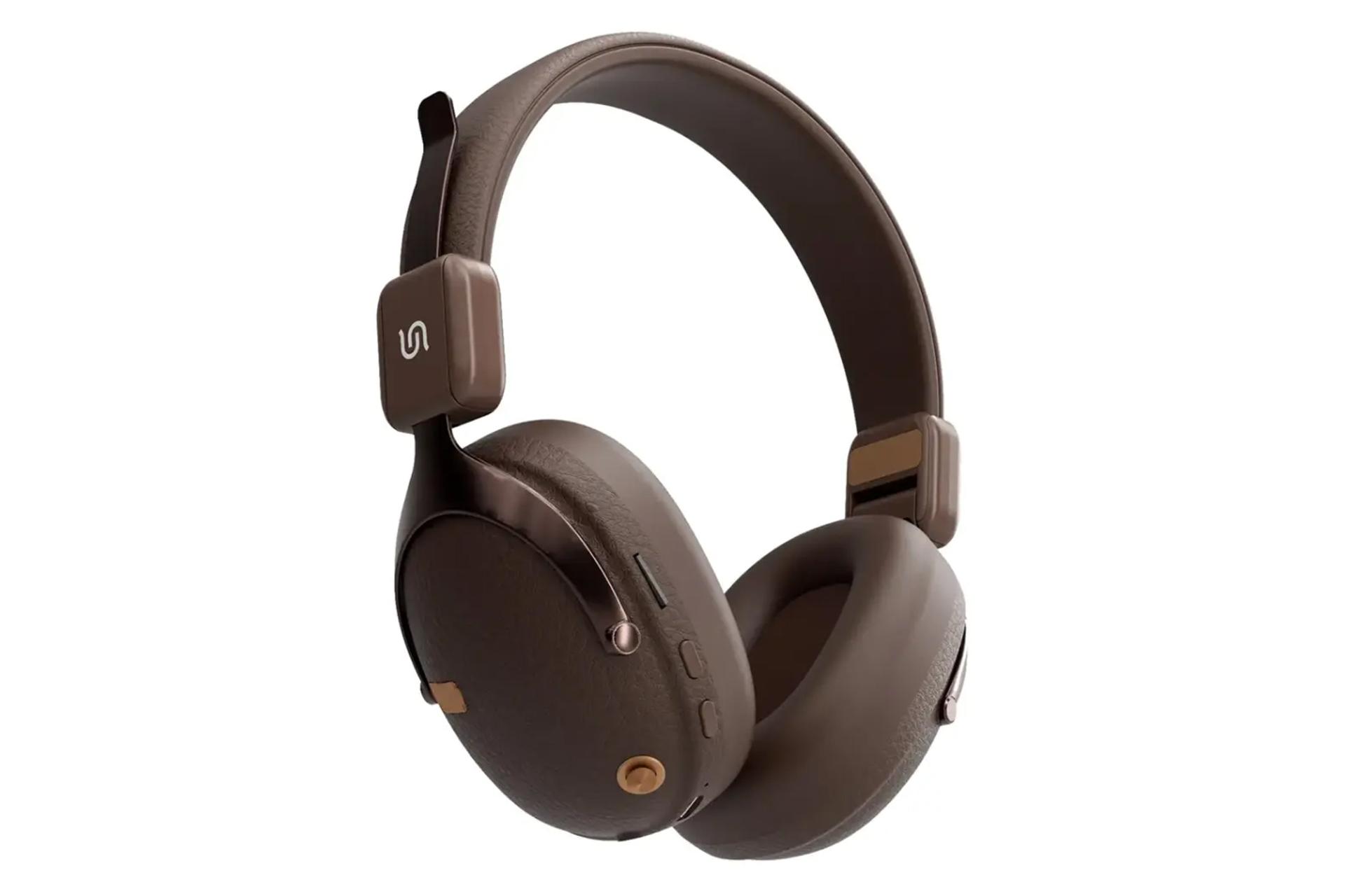 سمت چپ هدفون پرودو Porodo Soundtec Onyx Sonic قهوه ای