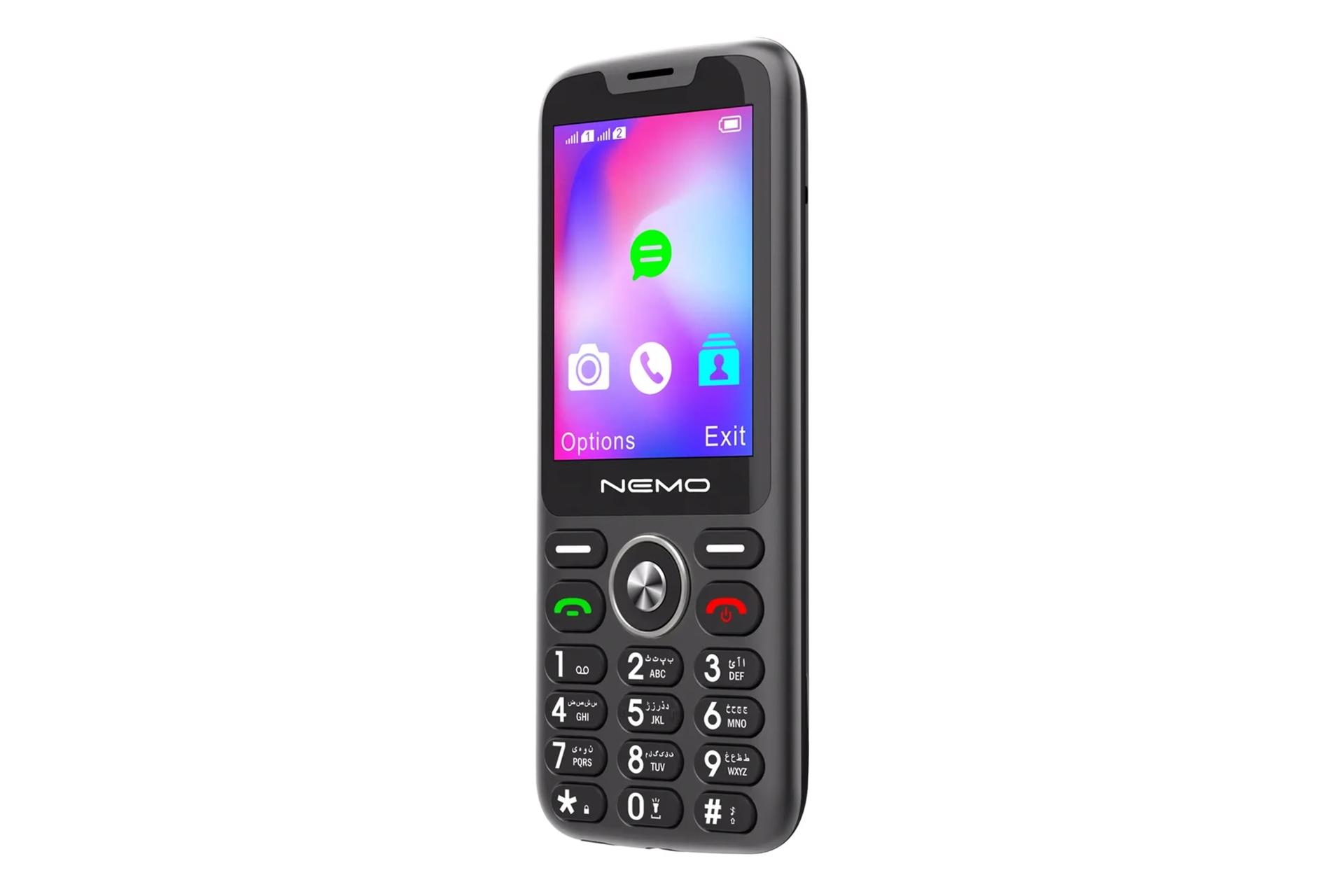 سمت راست پنل جلوی گوشی موبایل نمو NEMO E177