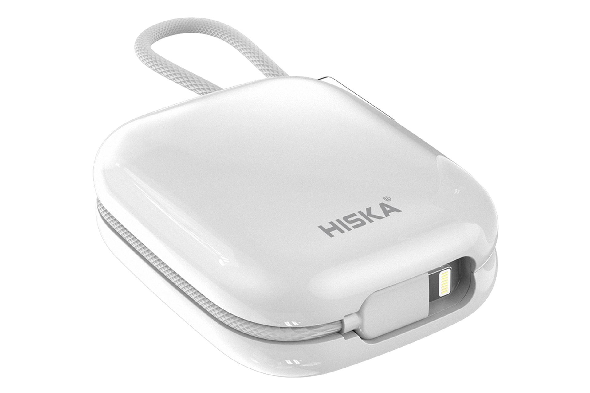 پاور بانک هیسکا HISKA HP-132PD 10000mAh از نمای جانبی