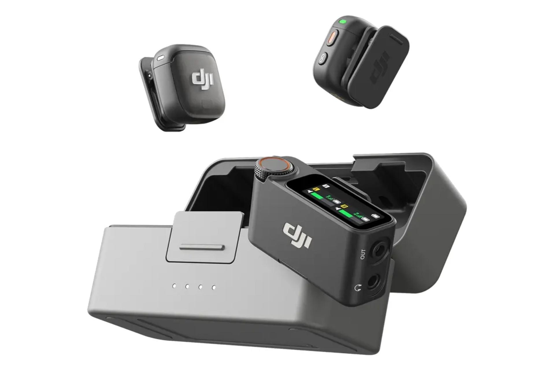 محفظه شارژ میکروفون دی جی آی DJI Mic 3