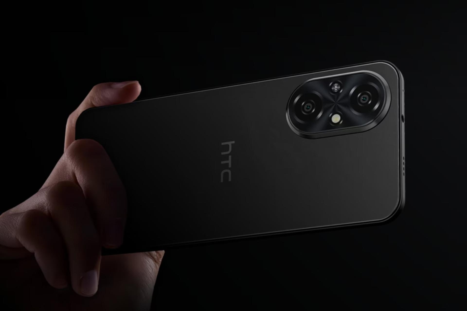 پنل پشت گوشی موبایل وایلدفایر E7 پلاس اچ تی سی مشکی / HTC Wildfire E7 Plus