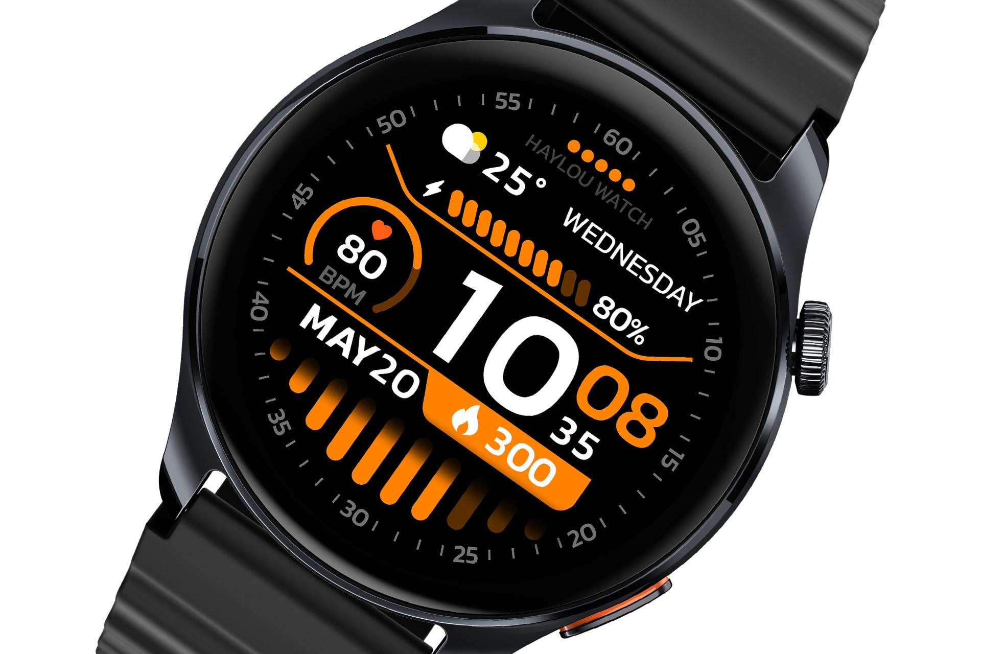 صفحه نمایش ساعت هوشمند هایلو Haylou Watch 4S مشکی