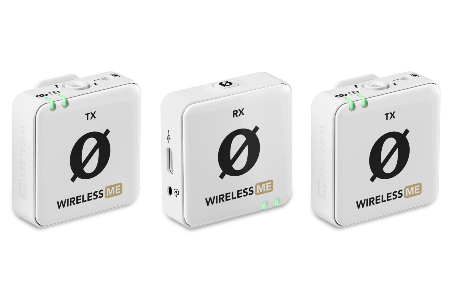 میکروفون رود Rode Wireless ME Dual سفید از نمای کناری
