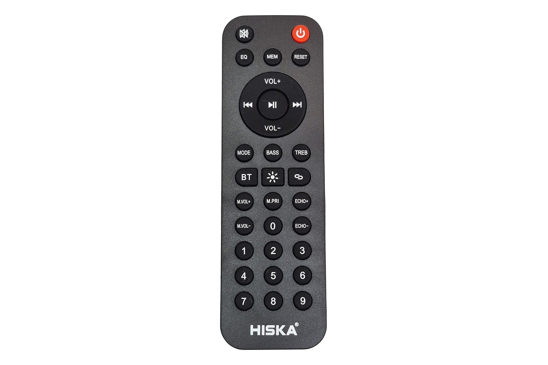 ریموت کنترل اسپیکر هیسکا HISKA Party Box 1020
